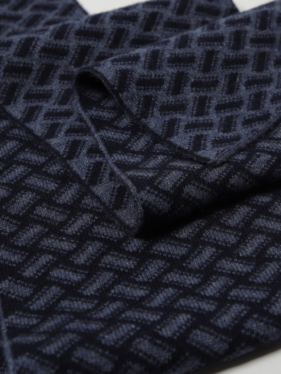 DRUMOHR ШАРФ: Шарф Мужское Drumohr, Синий 2 - Img 3