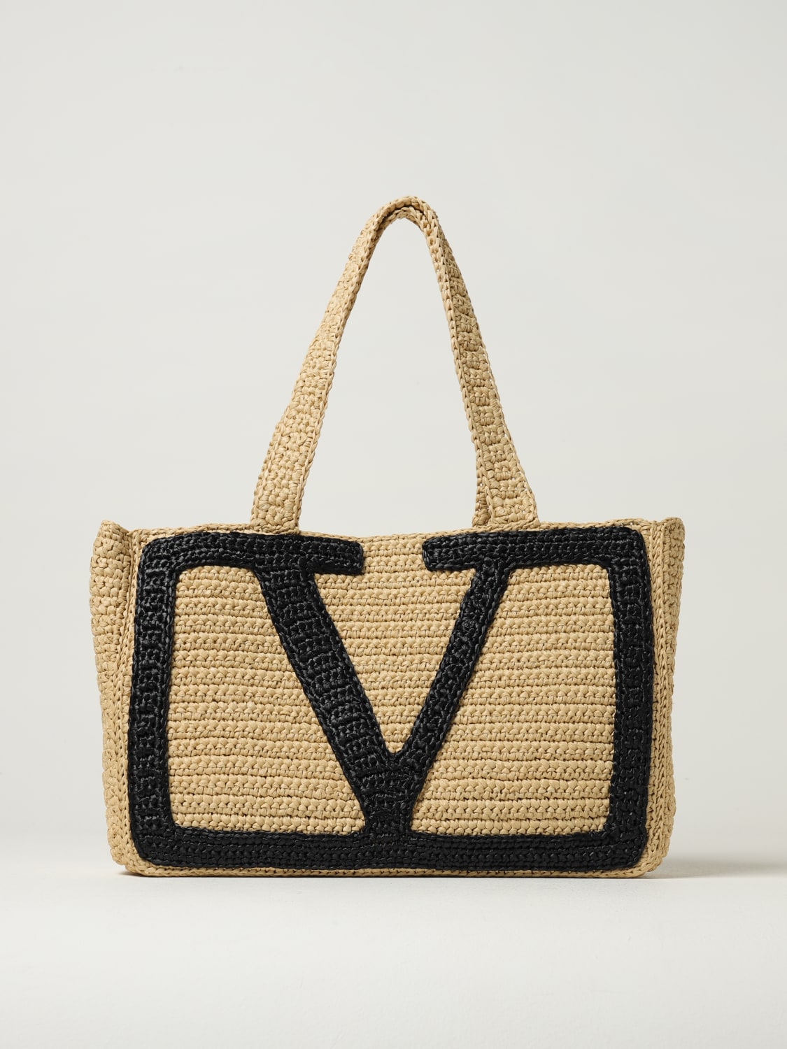 VALENTINO GARAVANI TOTE BAG: Shoulder bag woman Valentino Garavani, Black - Img 1