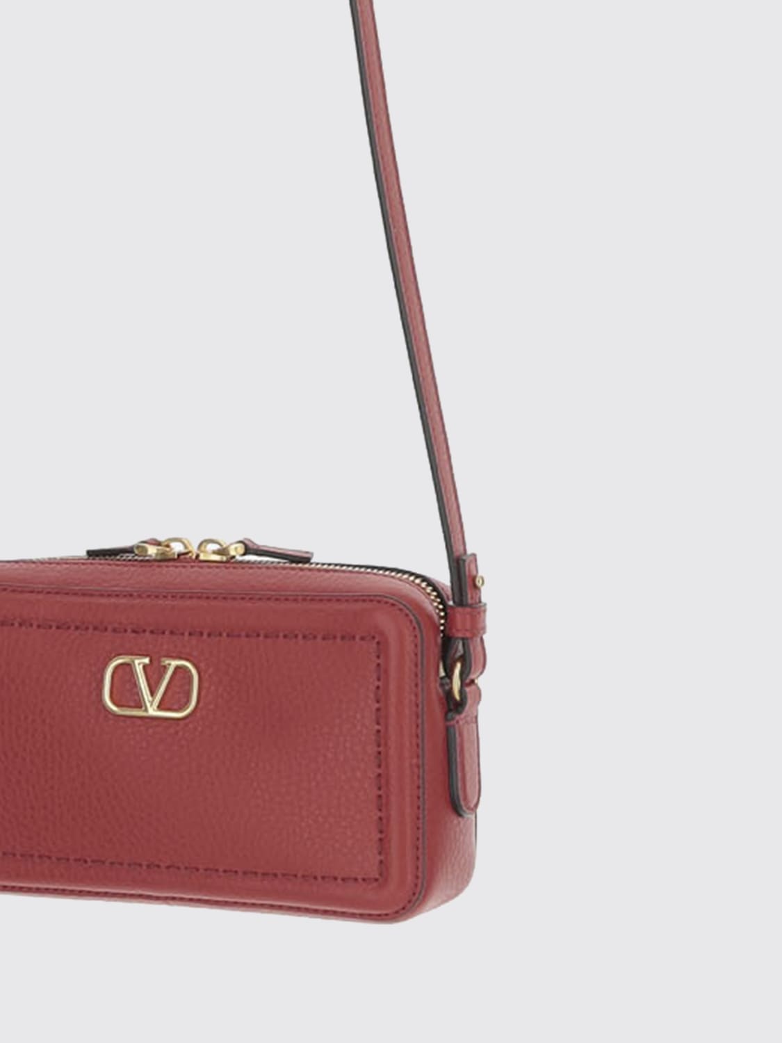 VALENTINO GARAVANI MINI BAG: Shoulder bag woman Valentino Garavani, Red - Img 3