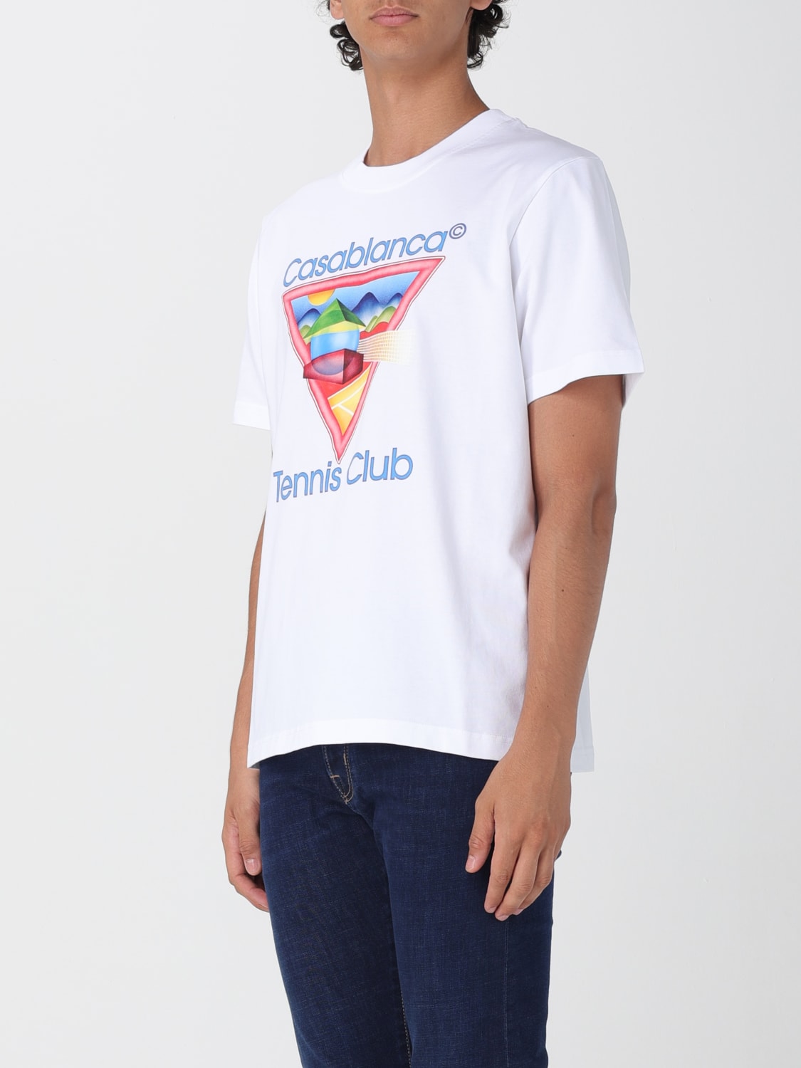 CASABLANCA T-SHIRT: T-shirt men Casablanca, White - Img 3