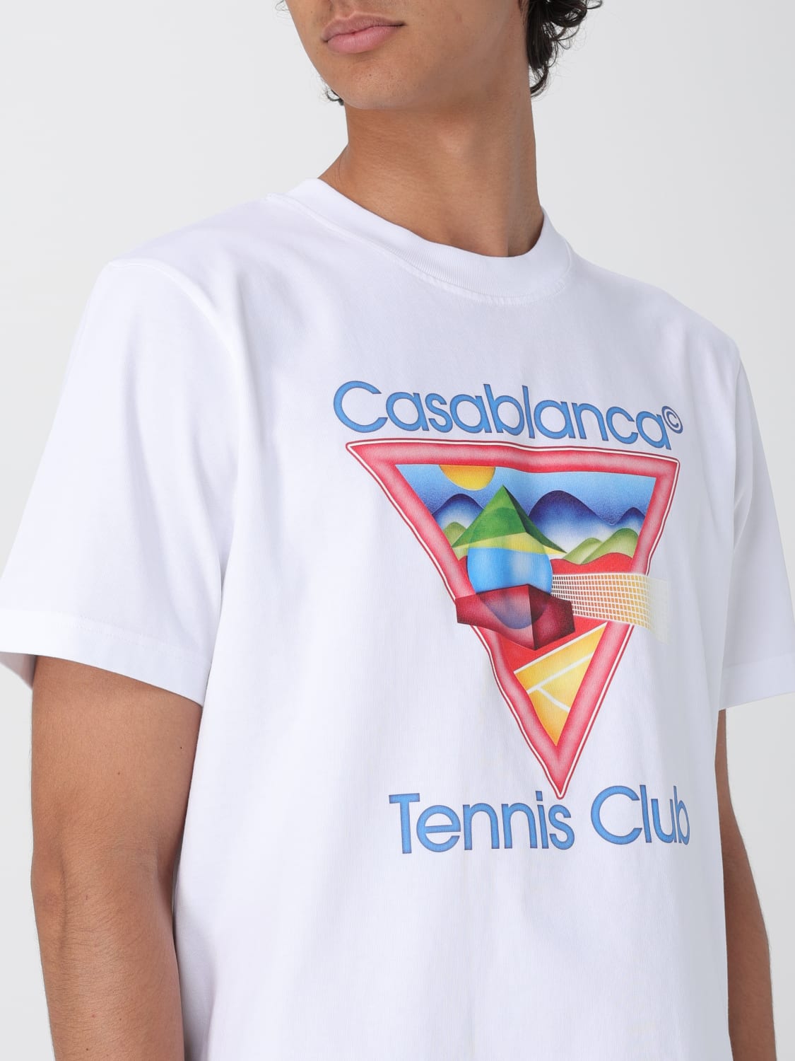 CASABLANCA T-SHIRT: T-shirt men Casablanca, White - Img 4