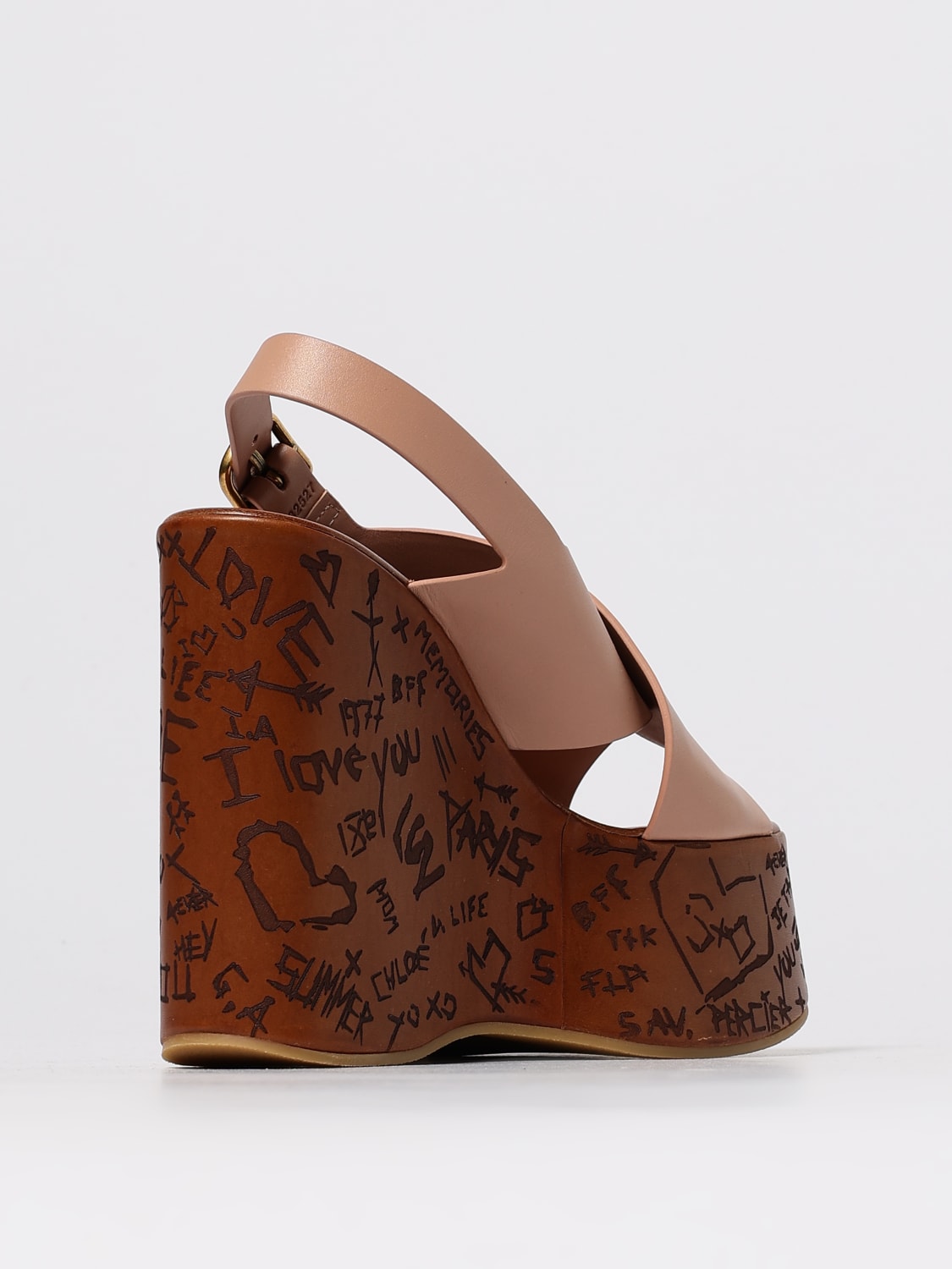 CHLOÉ HEELED SANDAL: Flat sandals woman ChloÉ, Pink - Img 3