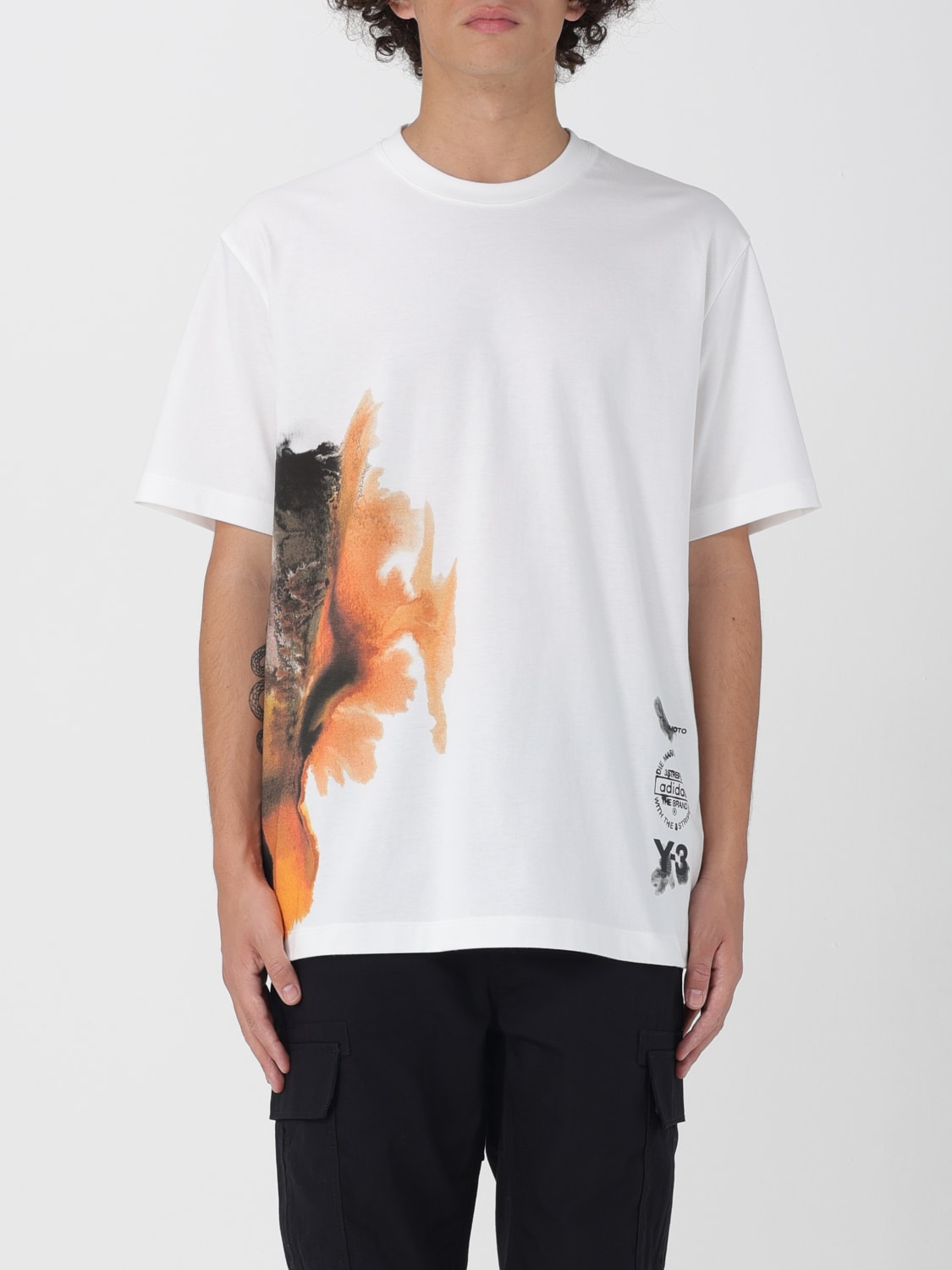 Y-3 T-SHIRT: T-shirt homme Y-3, Blanc - Img 1
