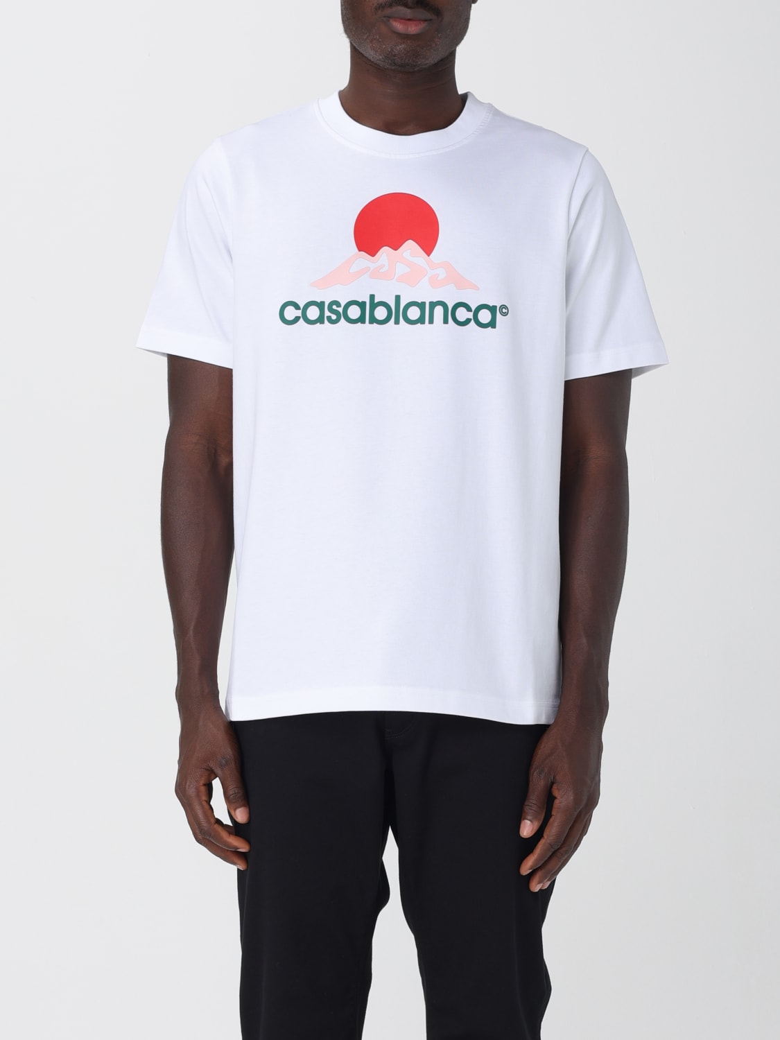 CASABLANCA T-SHIRT: T-shirt men Casablanca, White - Img 1