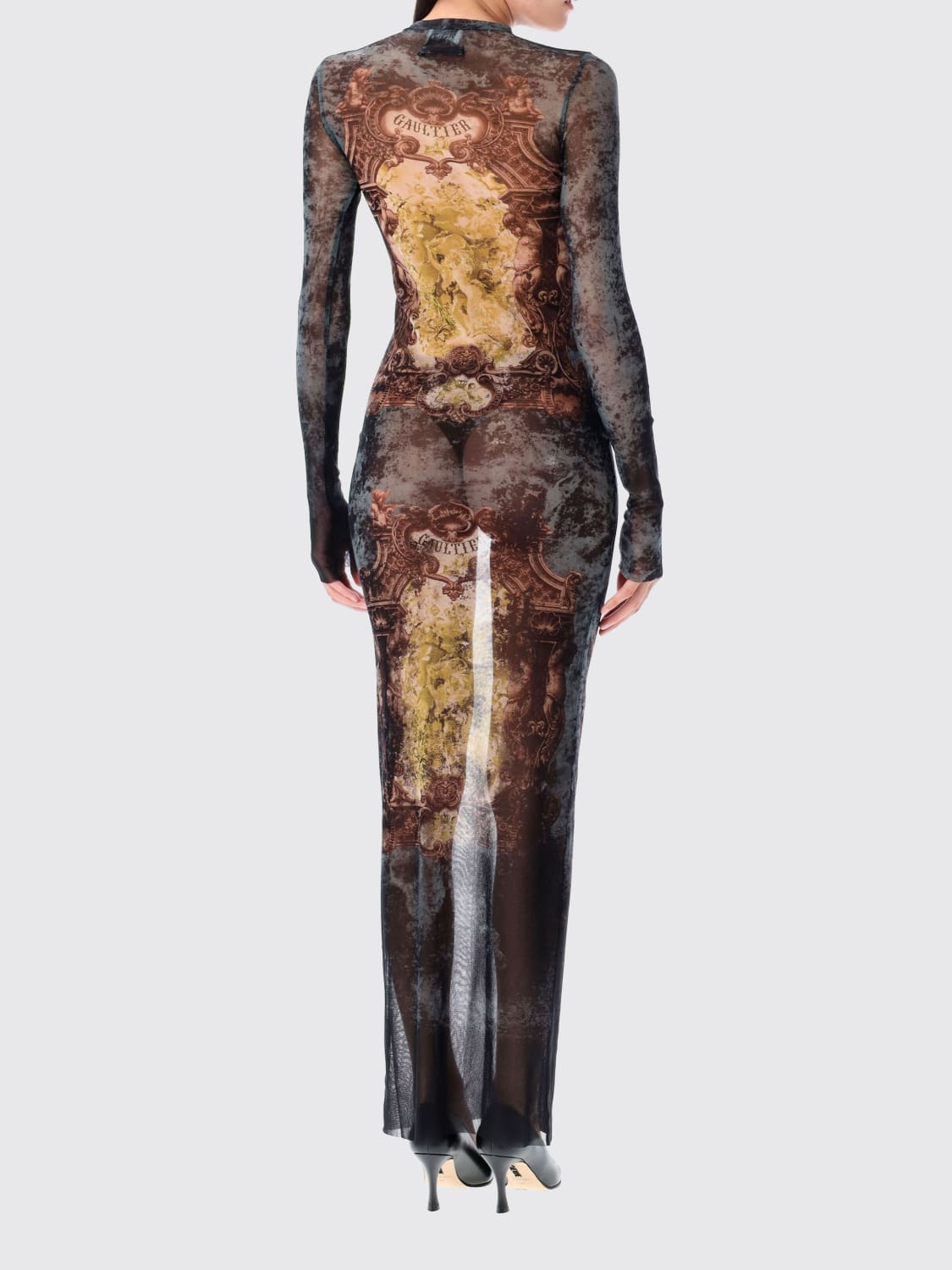 JEAN PAUL GAULTIER ROBE: Robes femme Jean Paul Gaultier, Jaune - Img 2