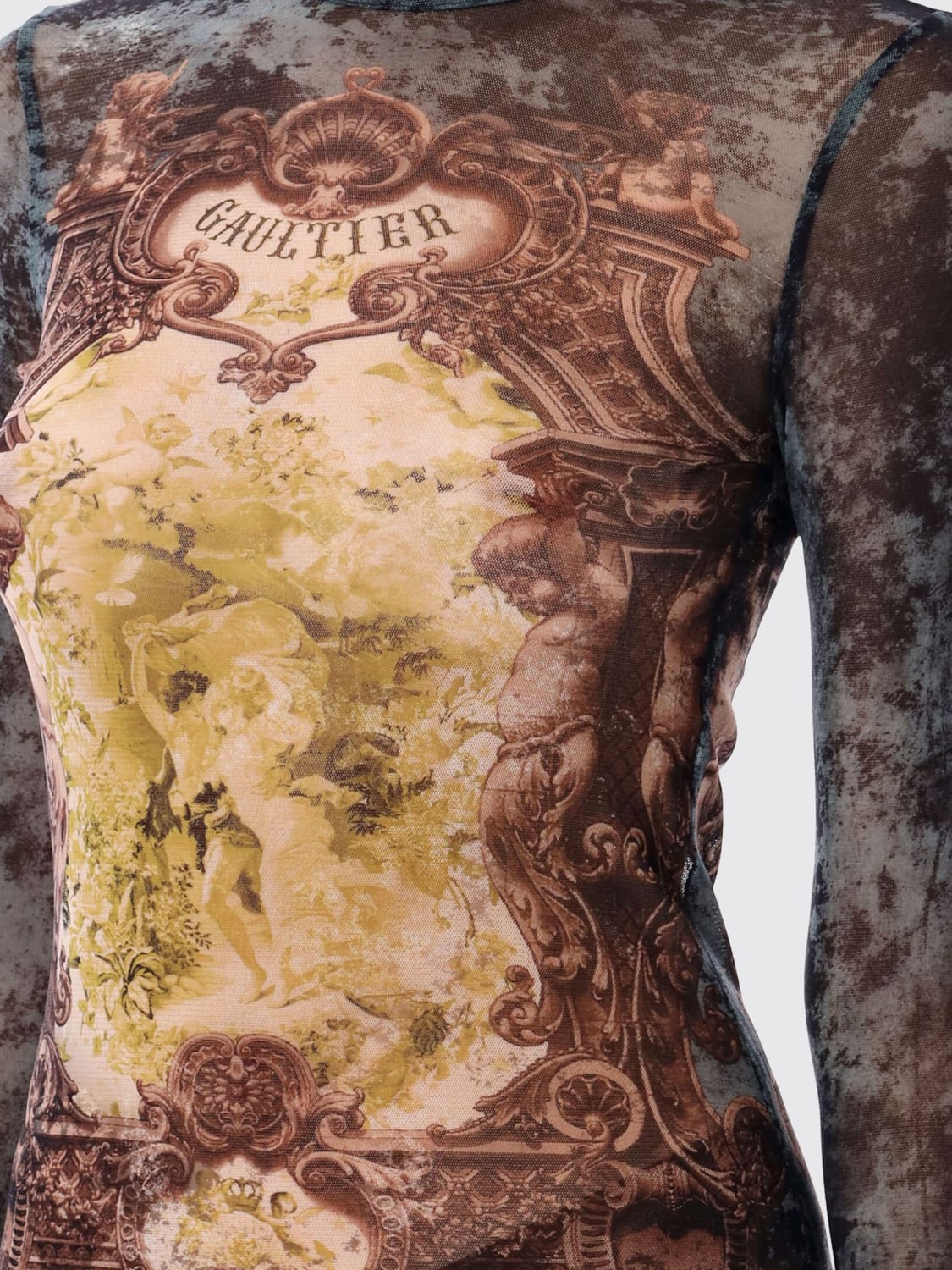 JEAN PAUL GAULTIER ROBE: Robes femme Jean Paul Gaultier, Jaune - Img 3