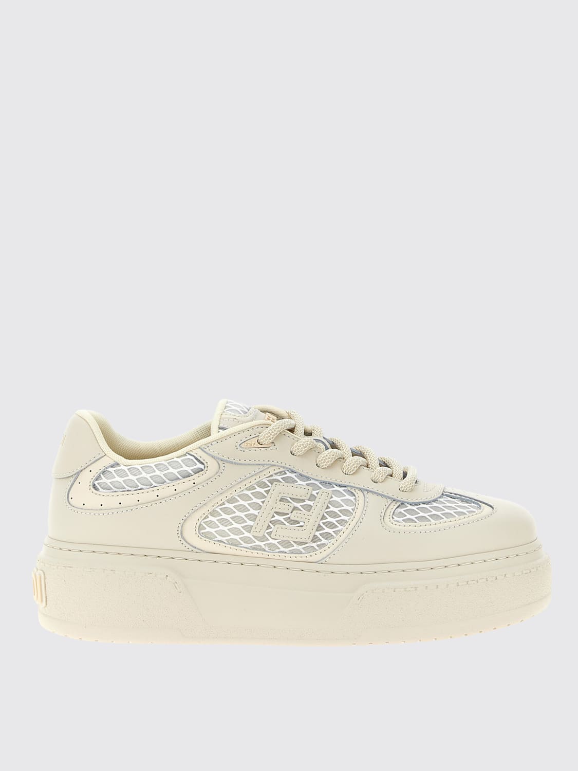 FENDI BASKETS: Baskets femme Fendi, Beige - Img 1