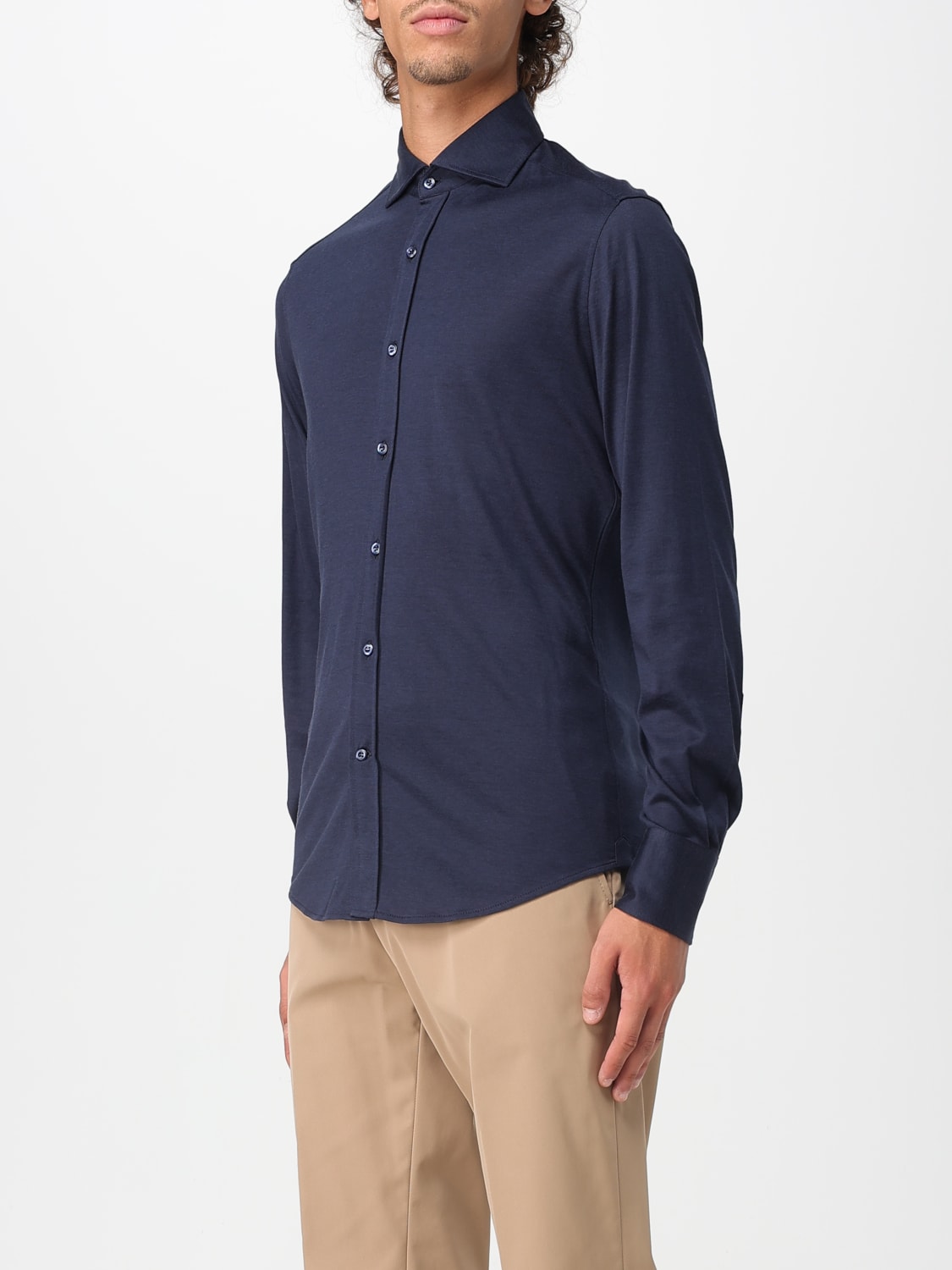 BRUNELLO CUCINELLI SHIRT: Shirt men Brunello Cucinelli, Blue - Img 4