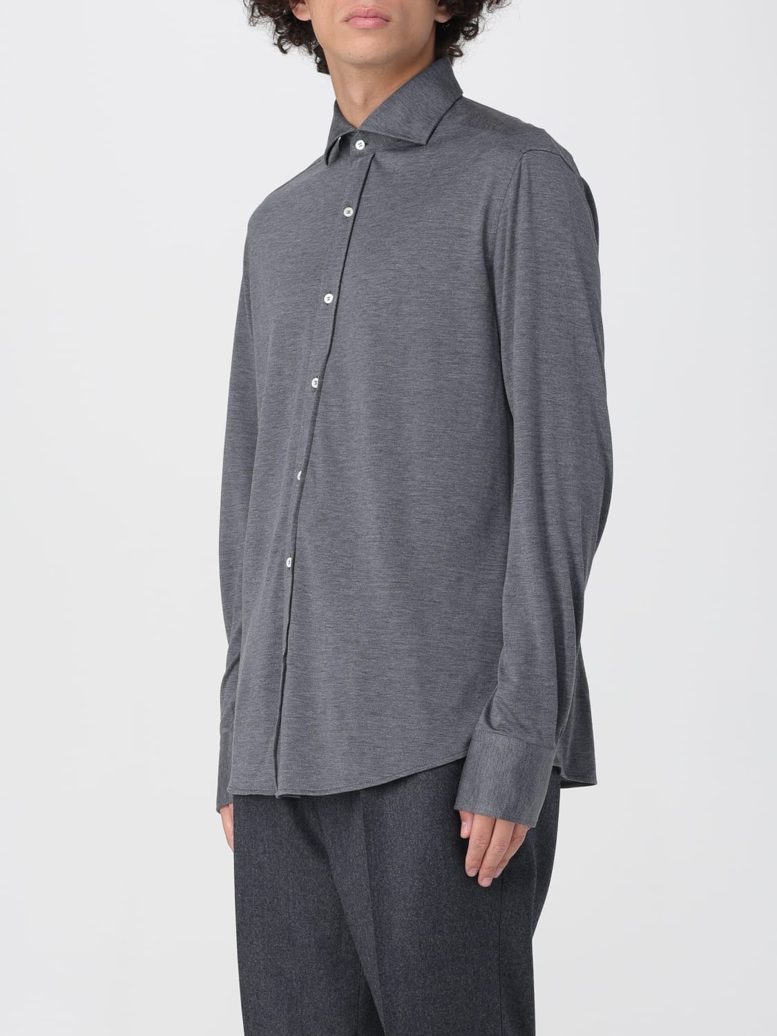 BRUNELLO CUCINELLI SHIRT: Shirt men Brunello Cucinelli, Grey - Img 4