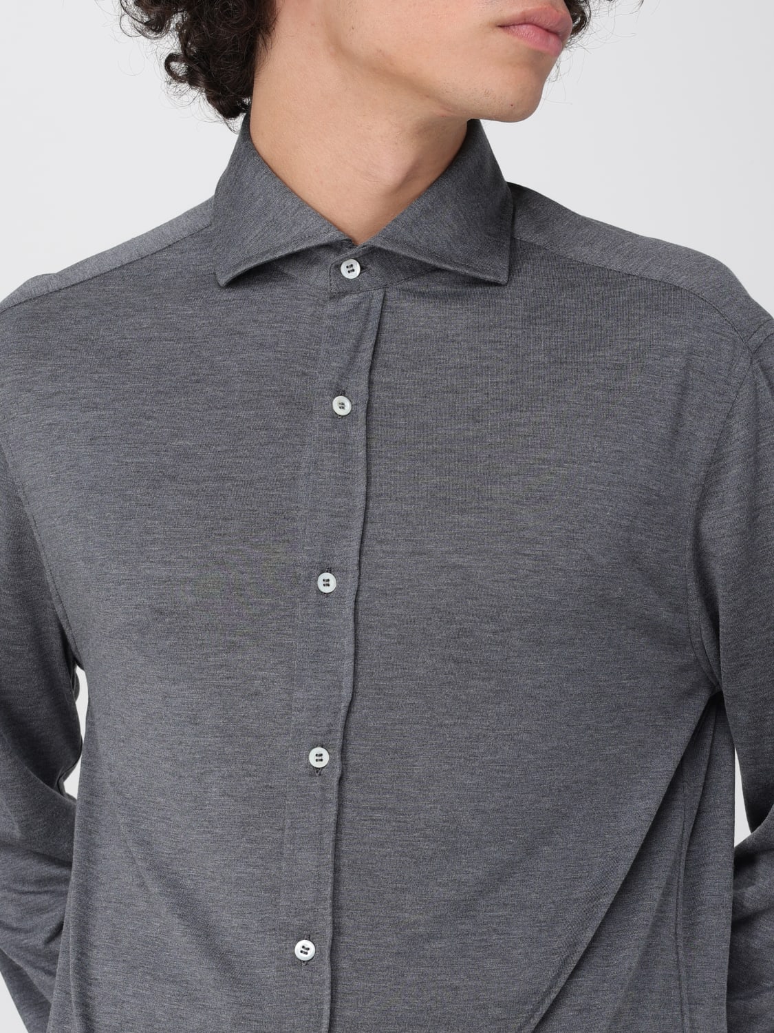 BRUNELLO CUCINELLI SHIRT: Shirt men Brunello Cucinelli, Grey - Img 5