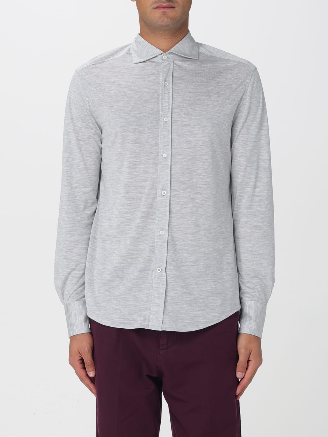 BRUNELLO CUCINELLI SHIRT: Shirt men Brunello Cucinelli, Grey 1 - Img 1