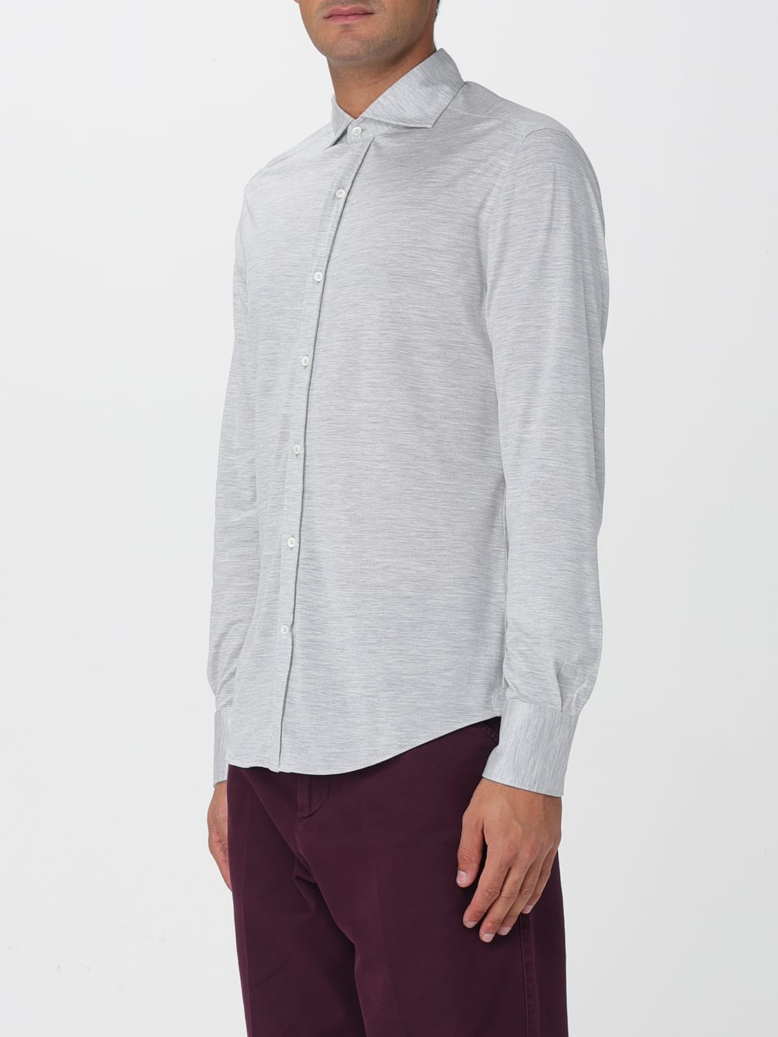 BRUNELLO CUCINELLI SHIRT: Shirt men Brunello Cucinelli, Grey 1 - Img 4