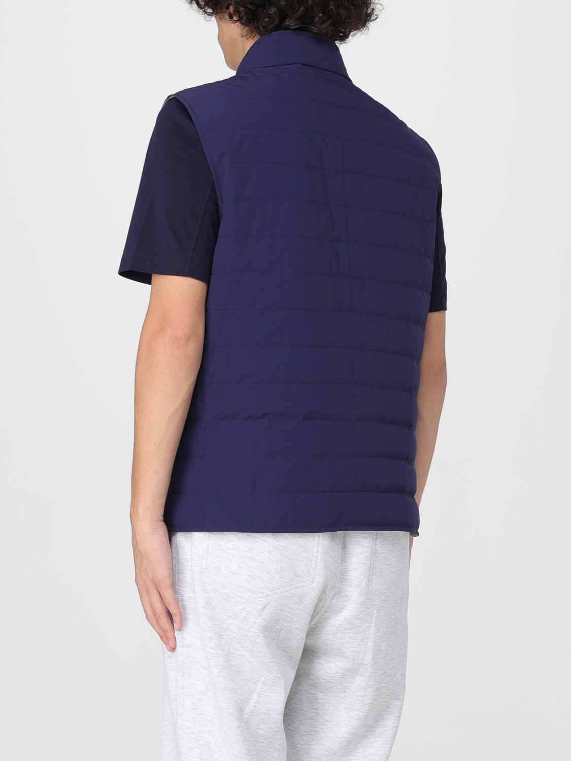 BRUNELLO CUCINELLI SUIT VEST: Jacket men Brunello Cucinelli, Blue - Img 3