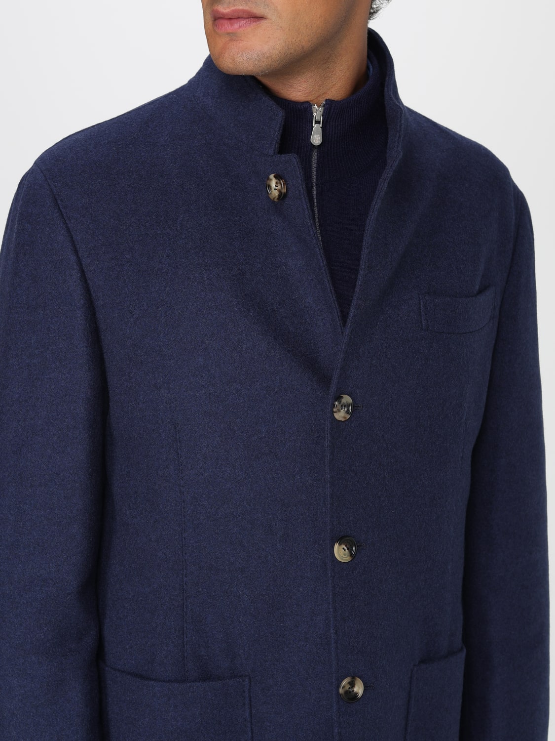 BRUNELLO CUCINELLI JACKET: Jacket men Brunello Cucinelli, Navy - Img 5