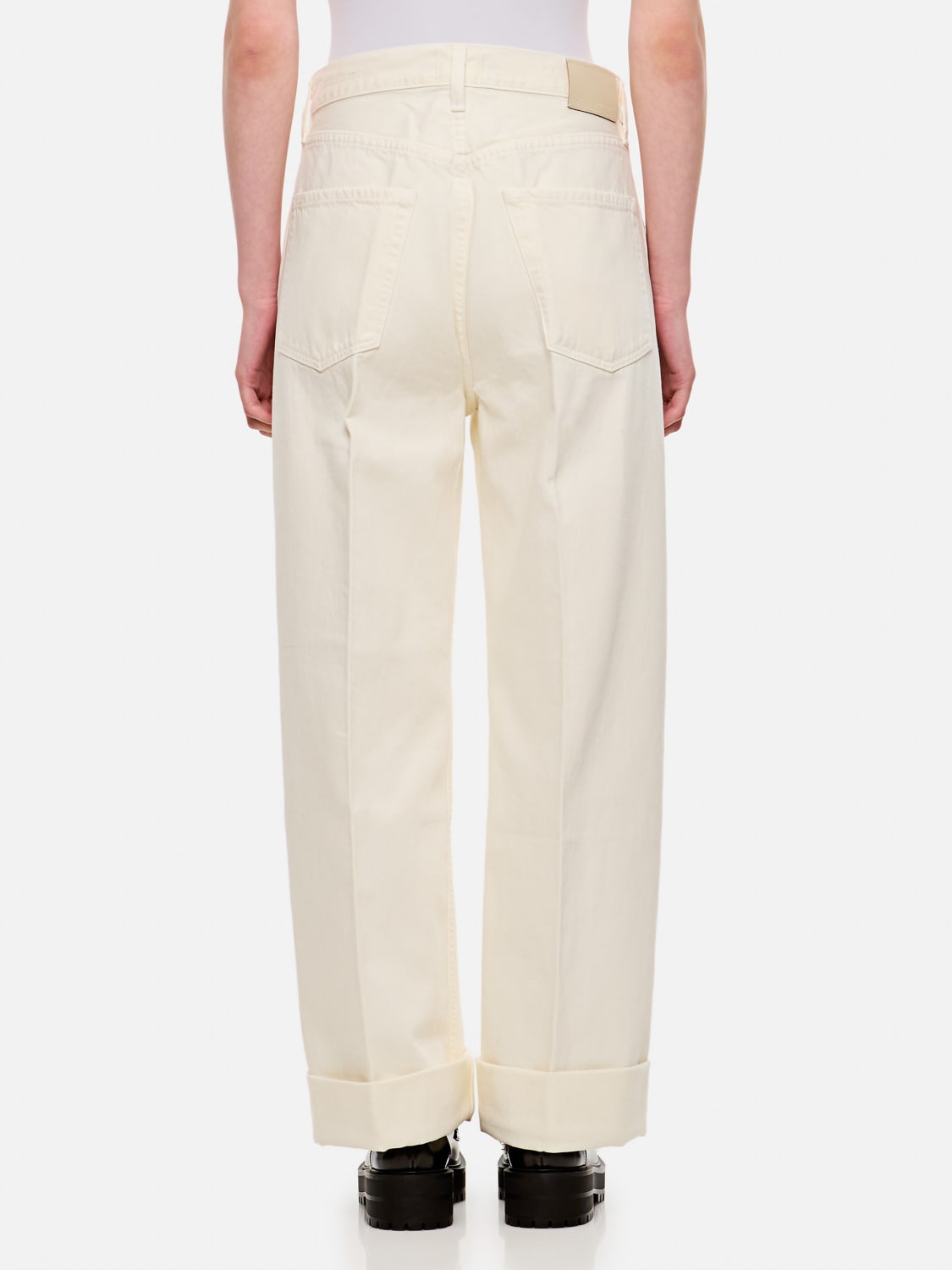 CITIZENS OF HUMANITY JEANS: Jeans boyfriend Citizens Of Humanity, Bianco - Img 3