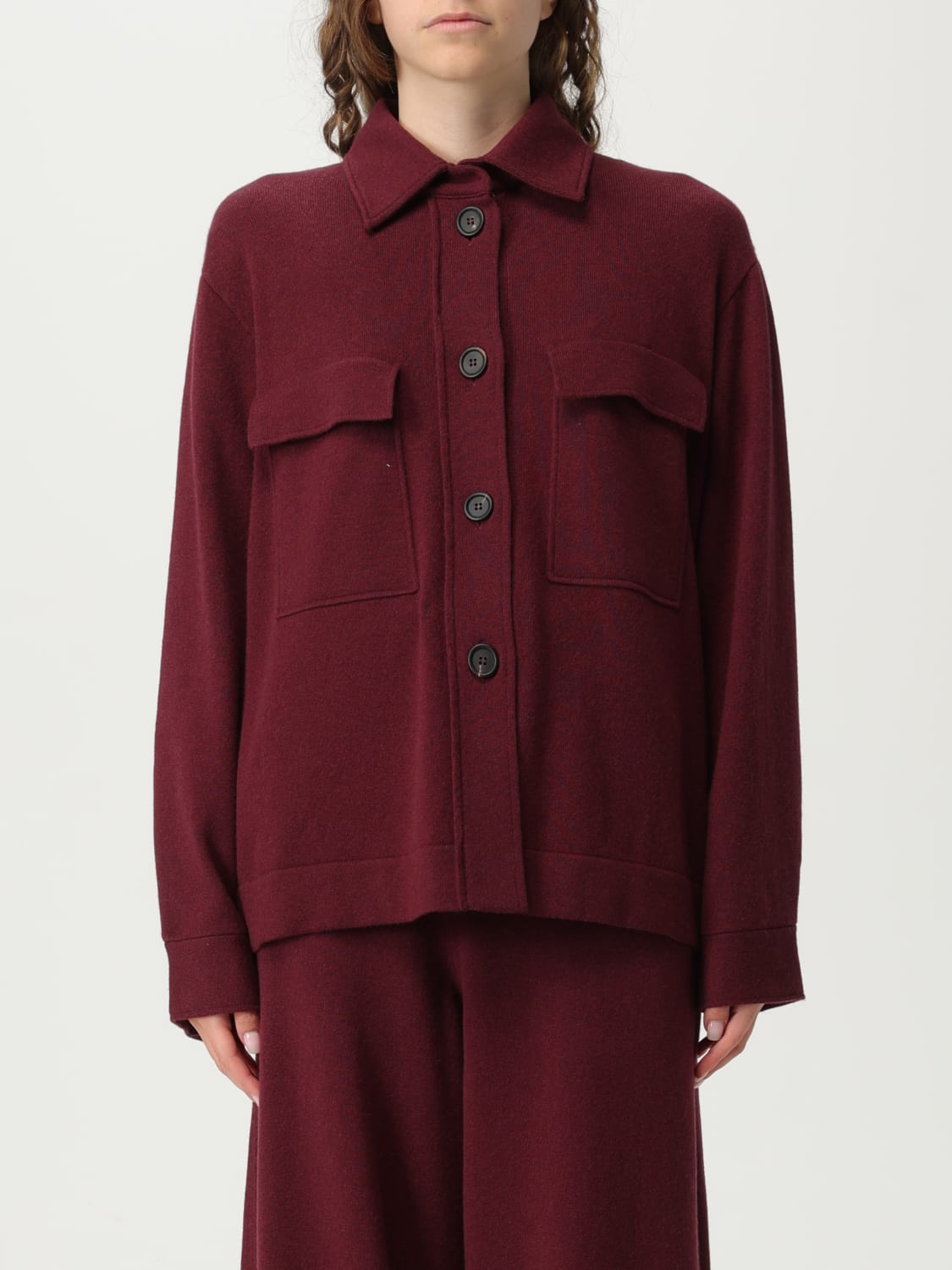 BRUNELLO CUCINELLI VESTE: Veste femme Brunello Cucinelli, Amarante - Img 1