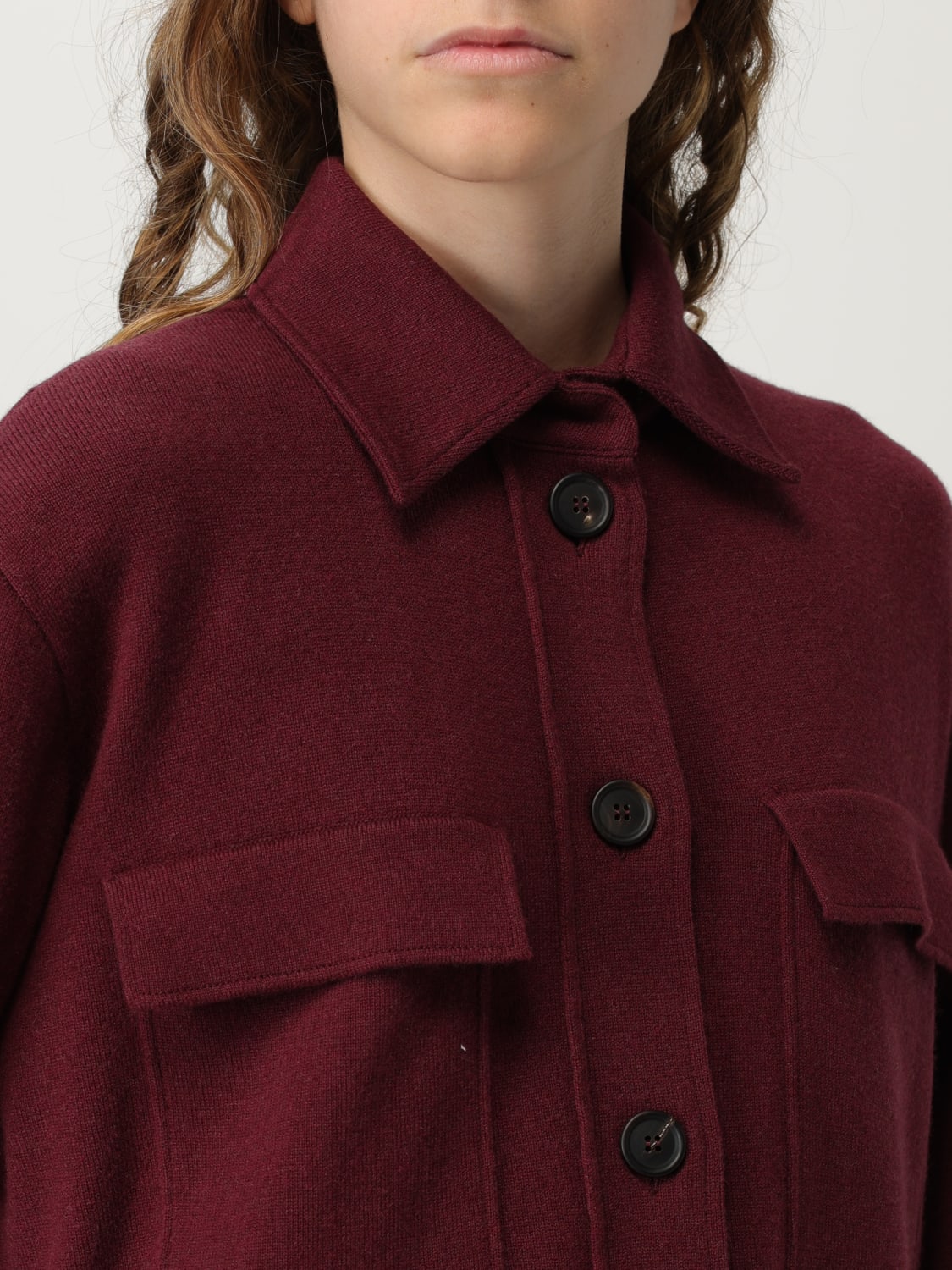 BRUNELLO CUCINELLI VESTE: Veste femme Brunello Cucinelli, Amarante - Img 5