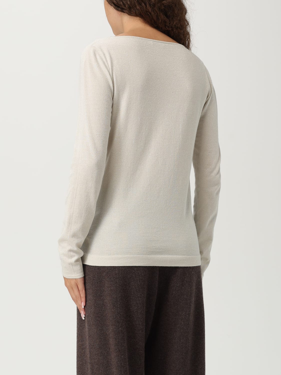 BRUNELLO CUCINELLI PULLOVER: Top damen Brunello Cucinelli, Weiß - Img 3