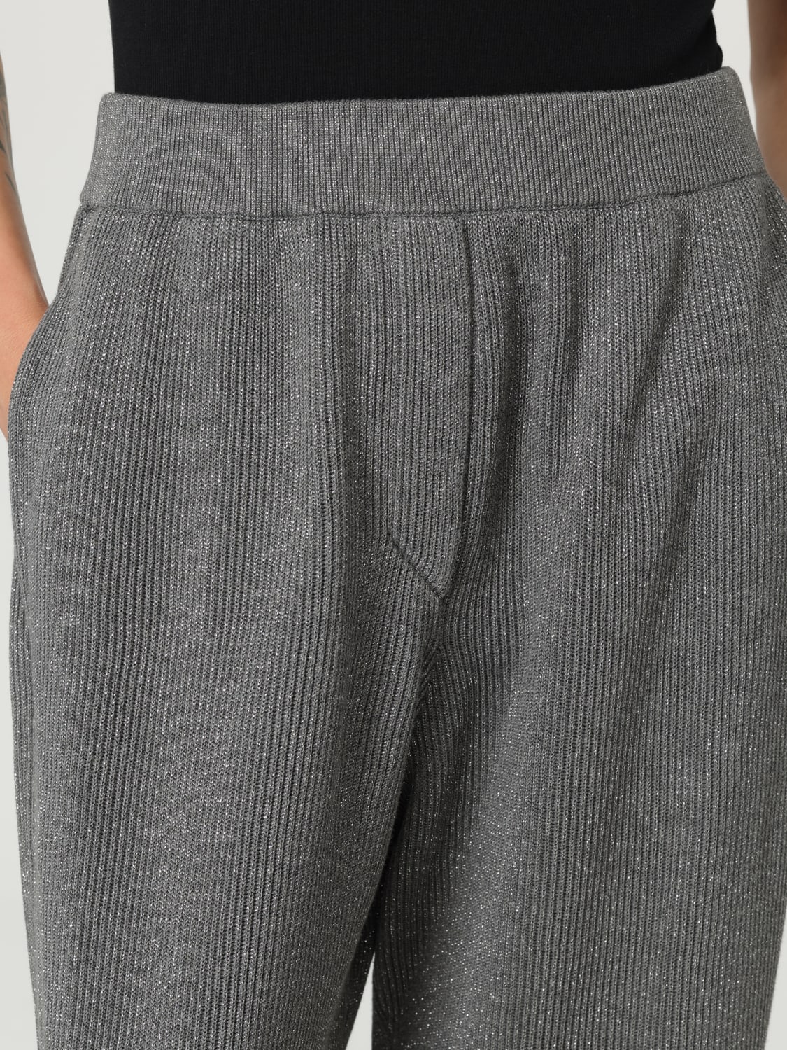 BRUNELLO CUCINELLI PANTS: Pants woman Brunello Cucinelli, Grey - Img 5