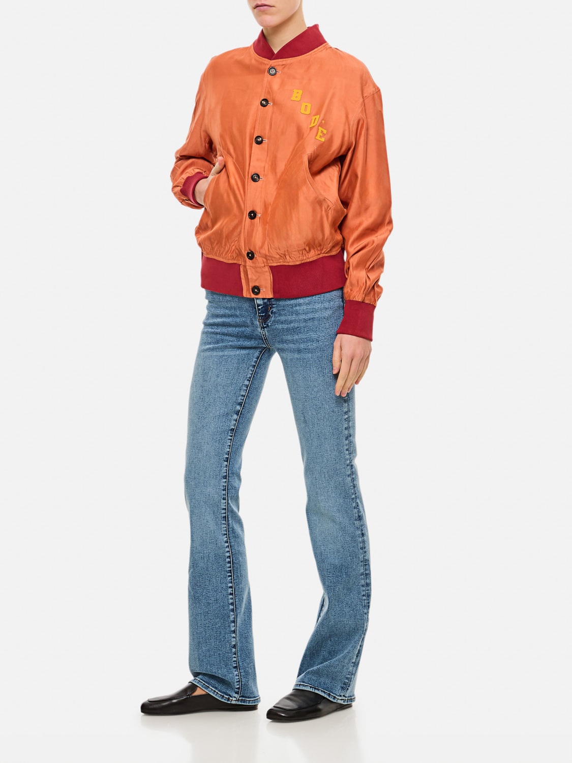 FRAME JEANS: Jeans femme Frame, Bleu Azur - Img 2