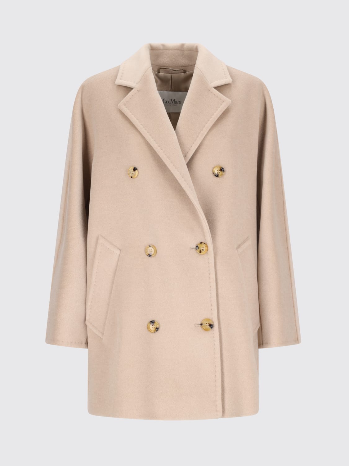 MAX MARA COAT: Jacket woman Max Mara, Beige - Img 1