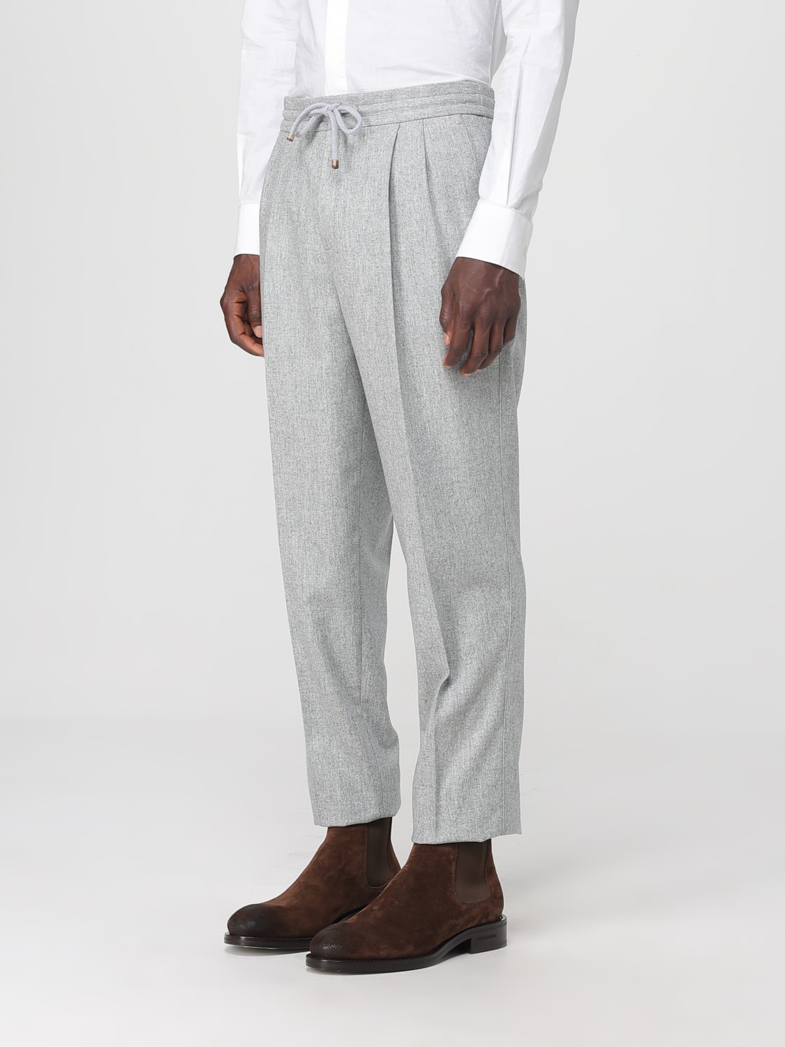 BRUNELLO CUCINELLI PANTALONES: Pantalón hombre Brunello Cucinelli, Gris - Img 4