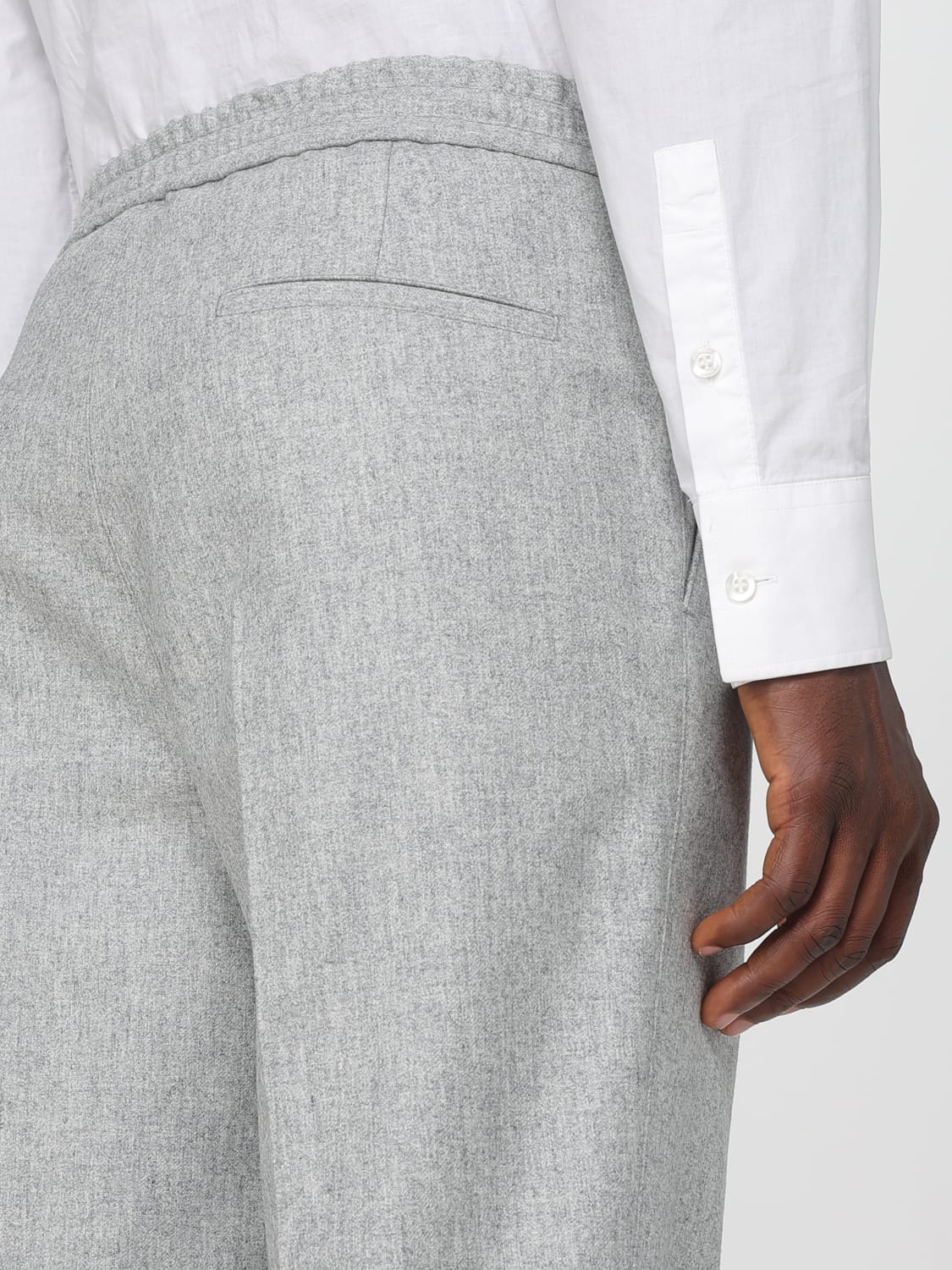 BRUNELLO CUCINELLI PANTALONES: Pantalón hombre Brunello Cucinelli, Gris - Img 5