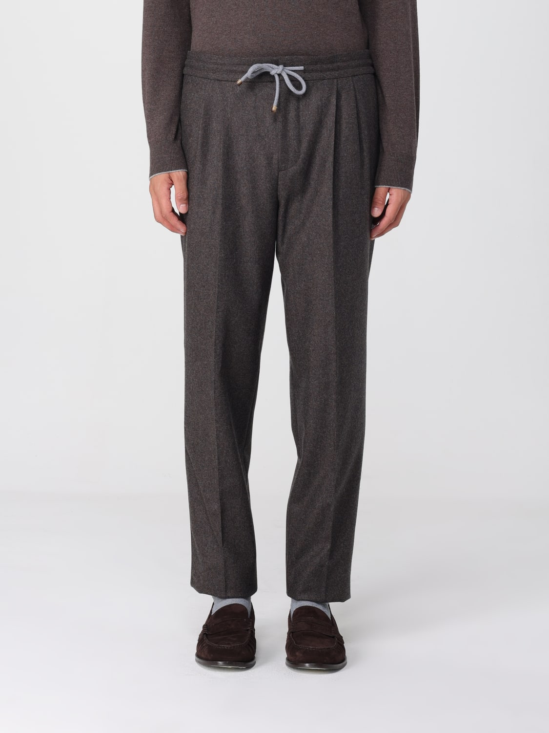 BRUNELLO CUCINELLI PANTS: Pants men Brunello Cucinelli, Dark - Img 1
