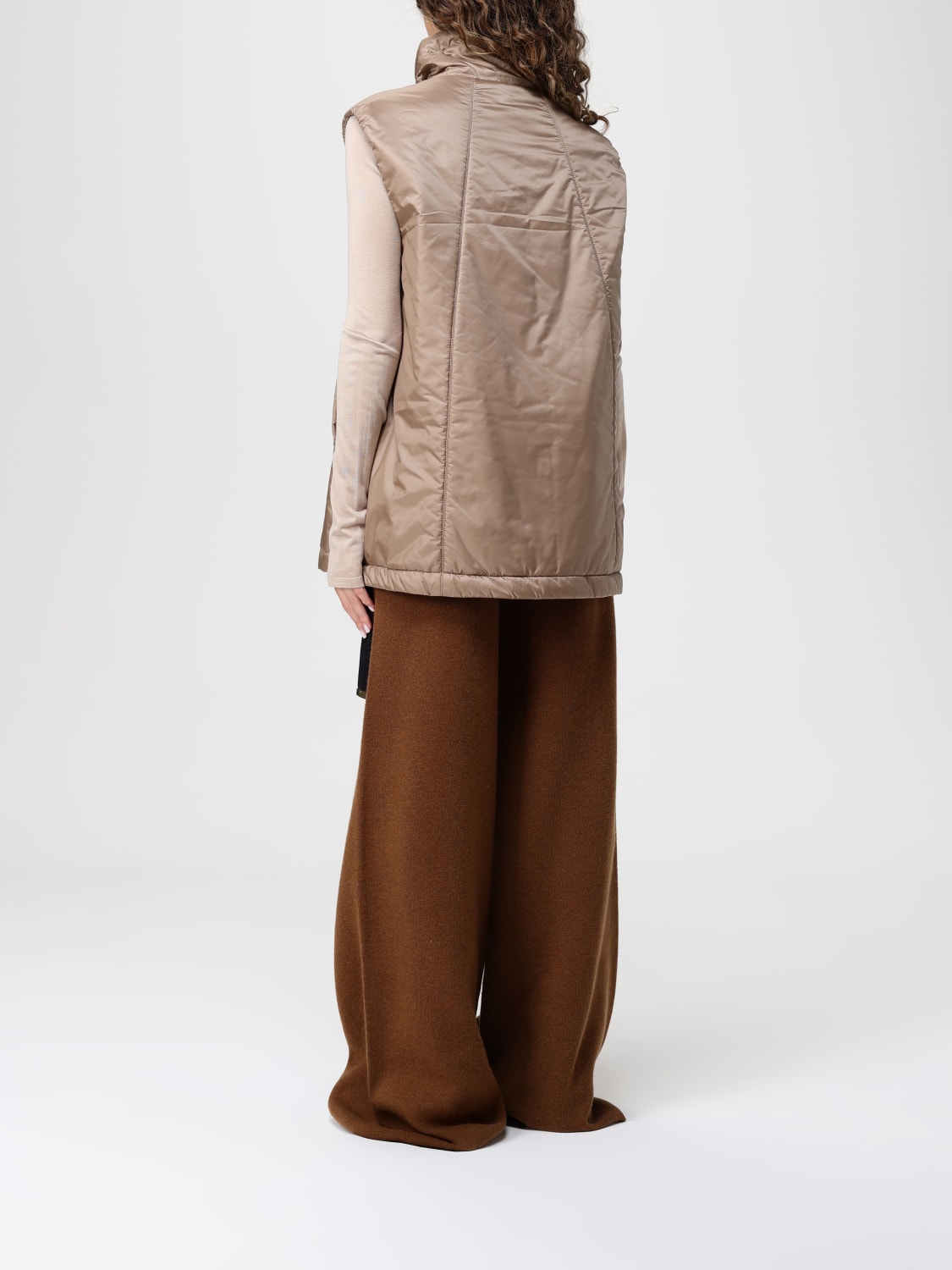 MAX MARA THE CUBE GILET: Veste femme Max Mara The Cube, Miel - Img 2