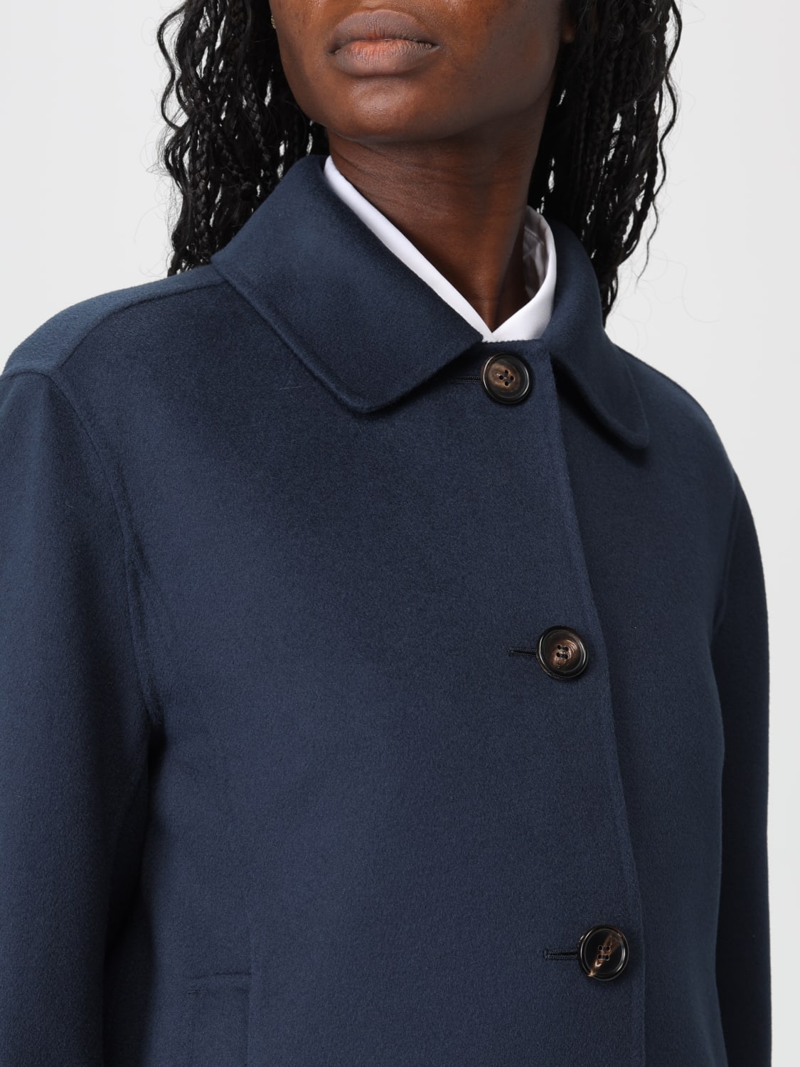 'S MAX MARA JACKET: Jacket woman 's Max Mara, Blue - Img 4
