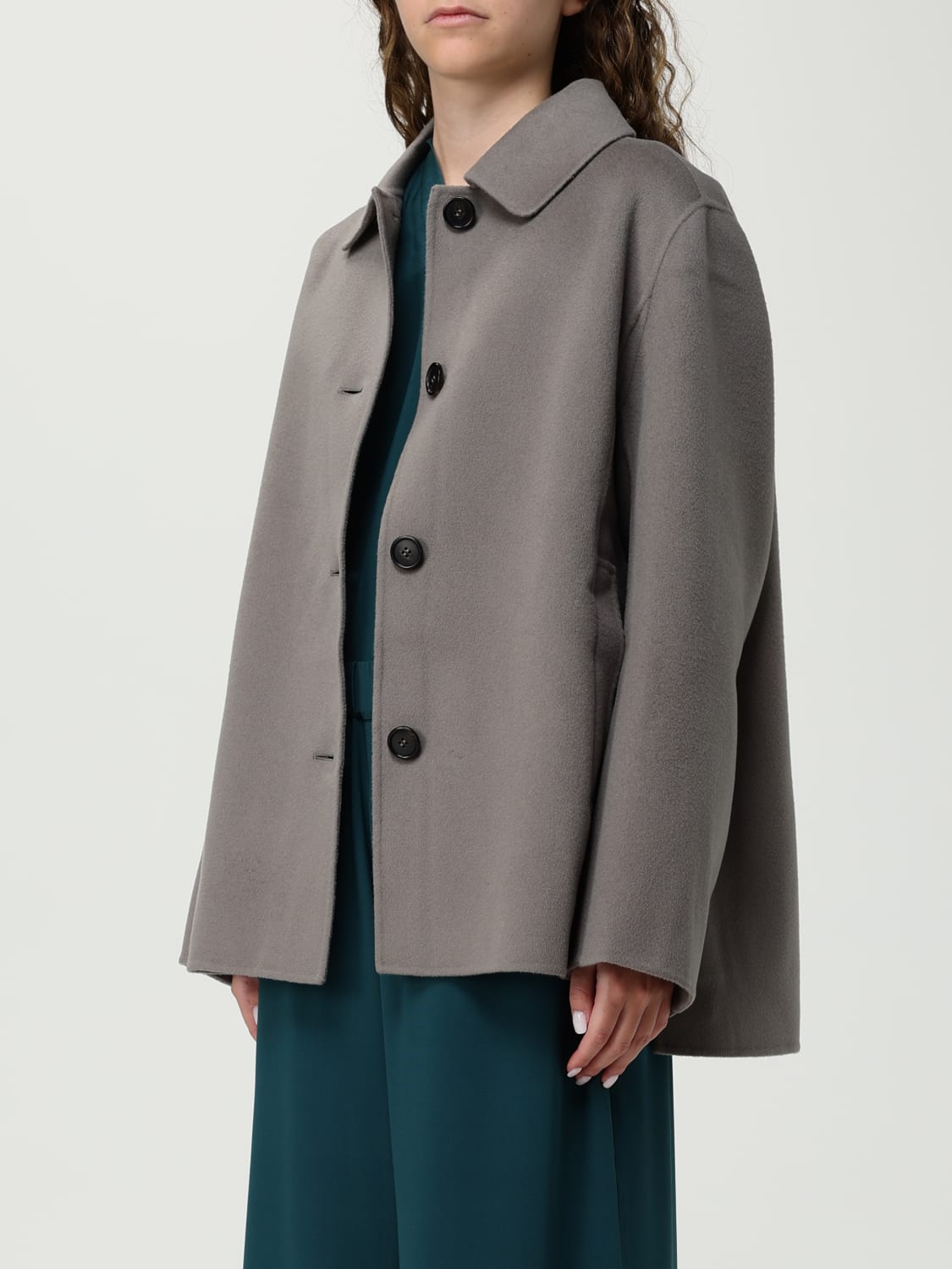 'S MAX MARA JACKET: Jacket woman 's Max Mara, Grey - Img 3