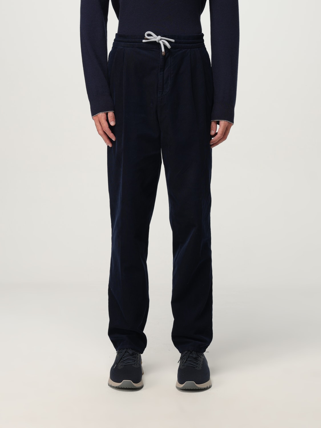 BRUNELLO CUCINELLI PANTS: Pants men Brunello Cucinelli, Blue - Img 1