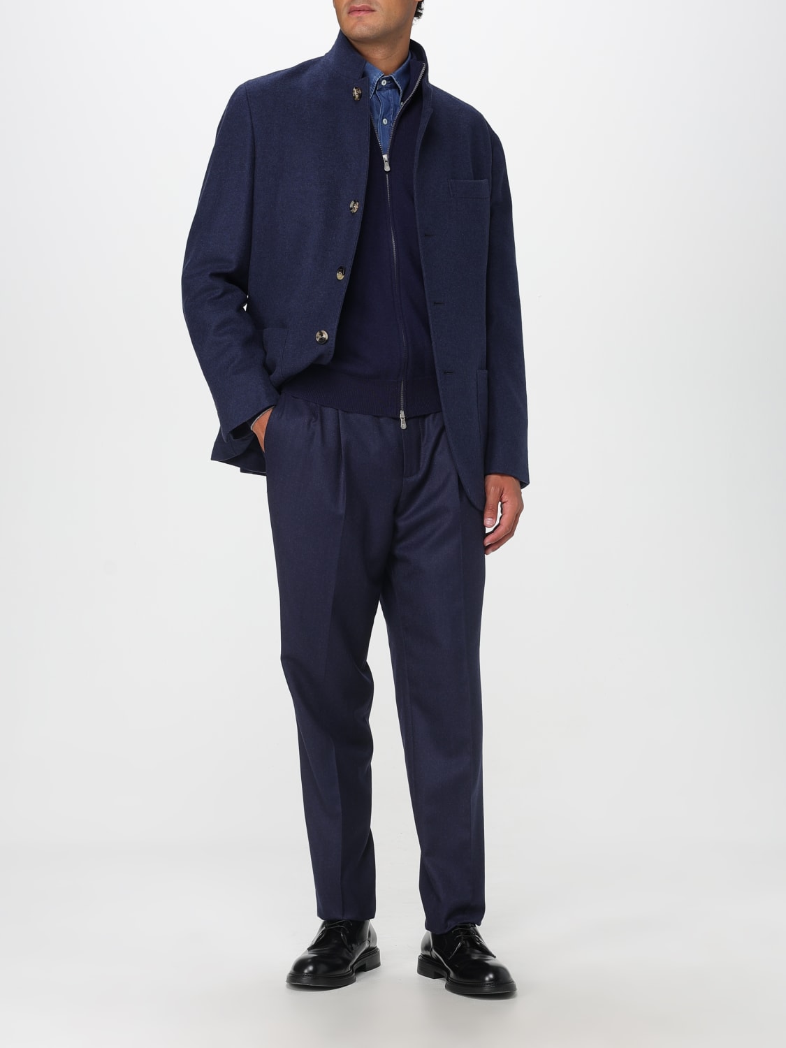BRUNELLO CUCINELLI PANTS: Pants men Brunello Cucinelli, Blue - Img 2
