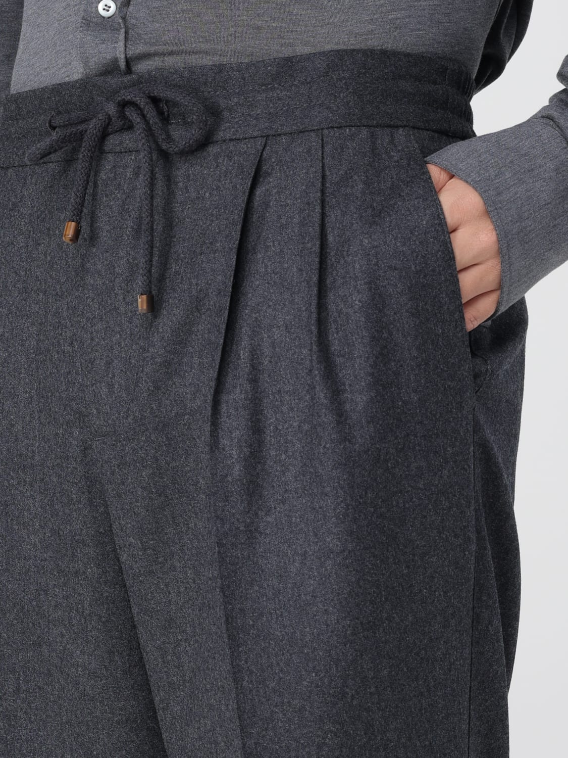 BRUNELLO CUCINELLI PANTS: Pants men Brunello Cucinelli, Grey - Img 5