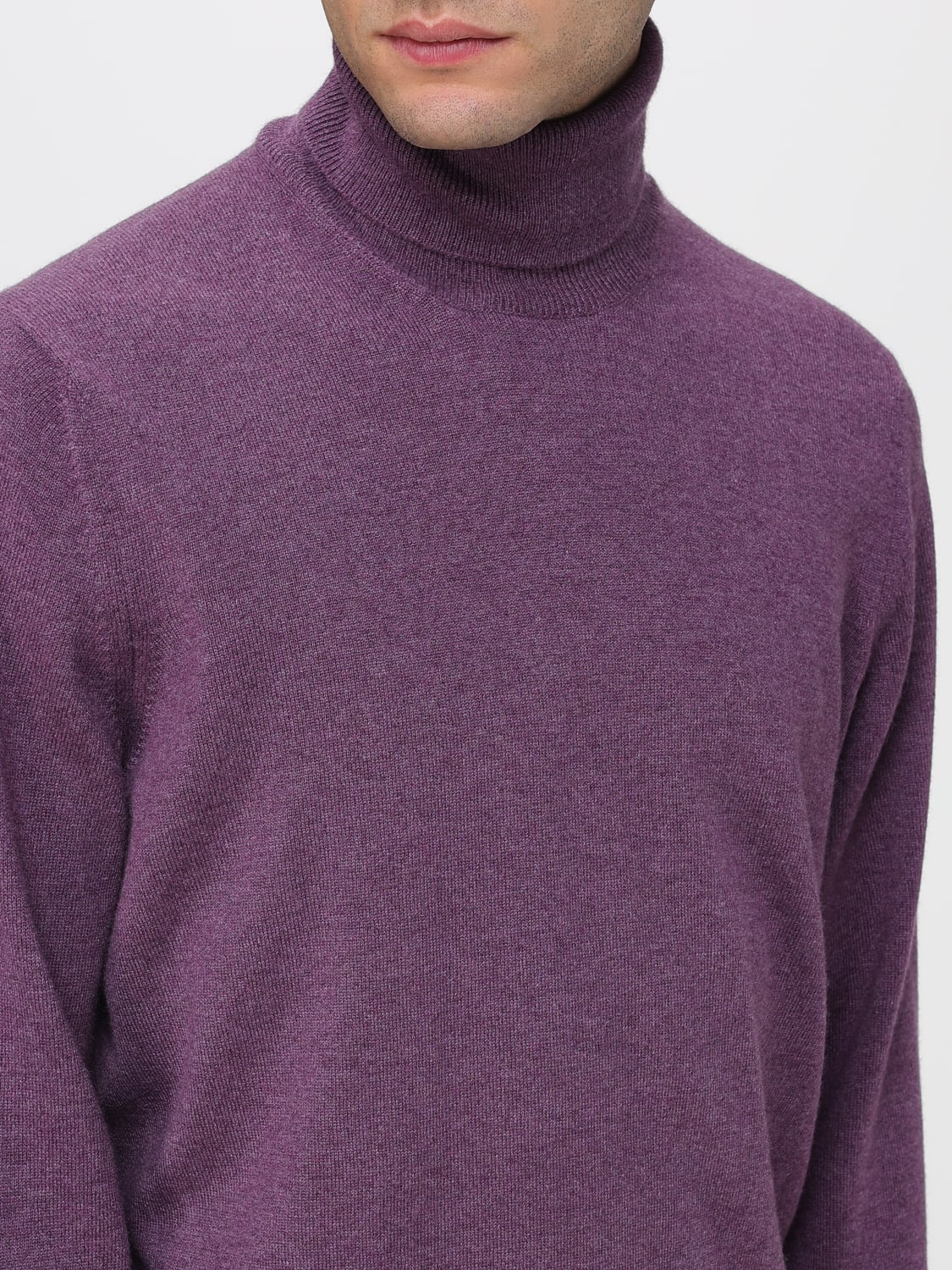 BRUNELLO CUCINELLI SWEATER: Sweater men Brunello Cucinelli, Violet - Img 5