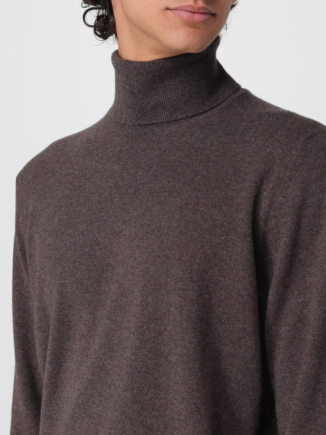 BRUNELLO CUCINELLI SWEATER: Sweater men Brunello Cucinelli, Brown - Img 5
