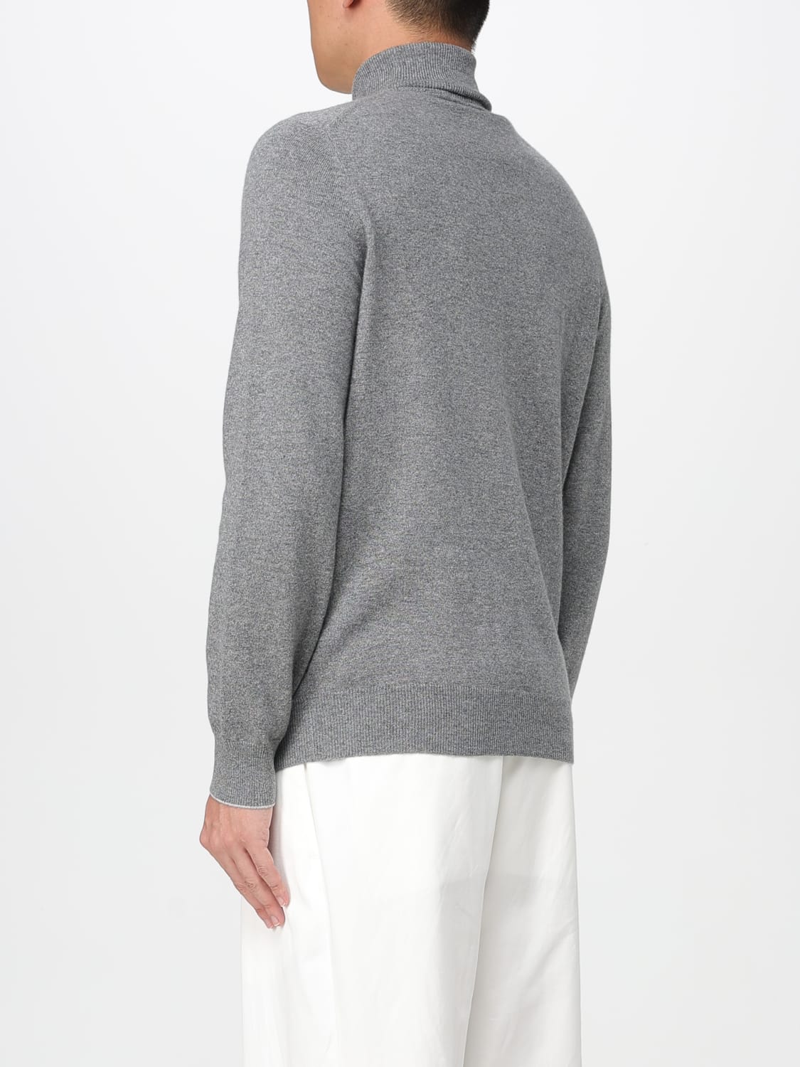 BRUNELLO CUCINELLI SWEATER: Sweater men Brunello Cucinelli, Grey 1 - Img 3