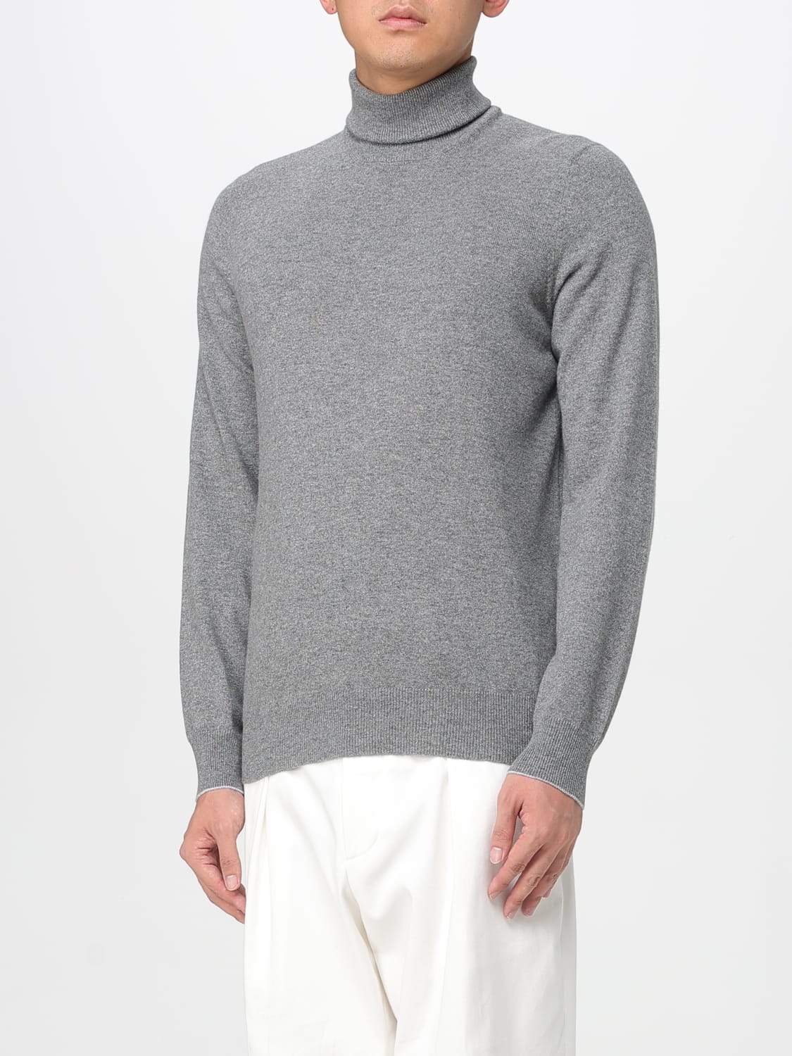 BRUNELLO CUCINELLI SWEATER: Sweater men Brunello Cucinelli, Grey 1 - Img 4