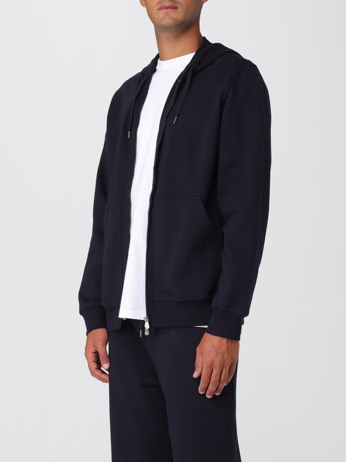 BRUNELLO CUCINELLI SWEATSHIRT: Sweatshirt herren Brunello Cucinelli, Blau - Img 4