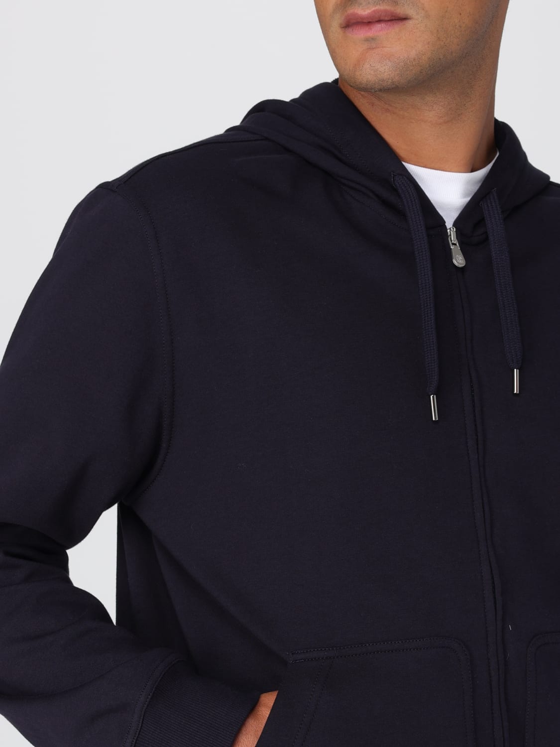 BRUNELLO CUCINELLI SWEATSHIRT: Sweatshirt herren Brunello Cucinelli, Blau - Img 5