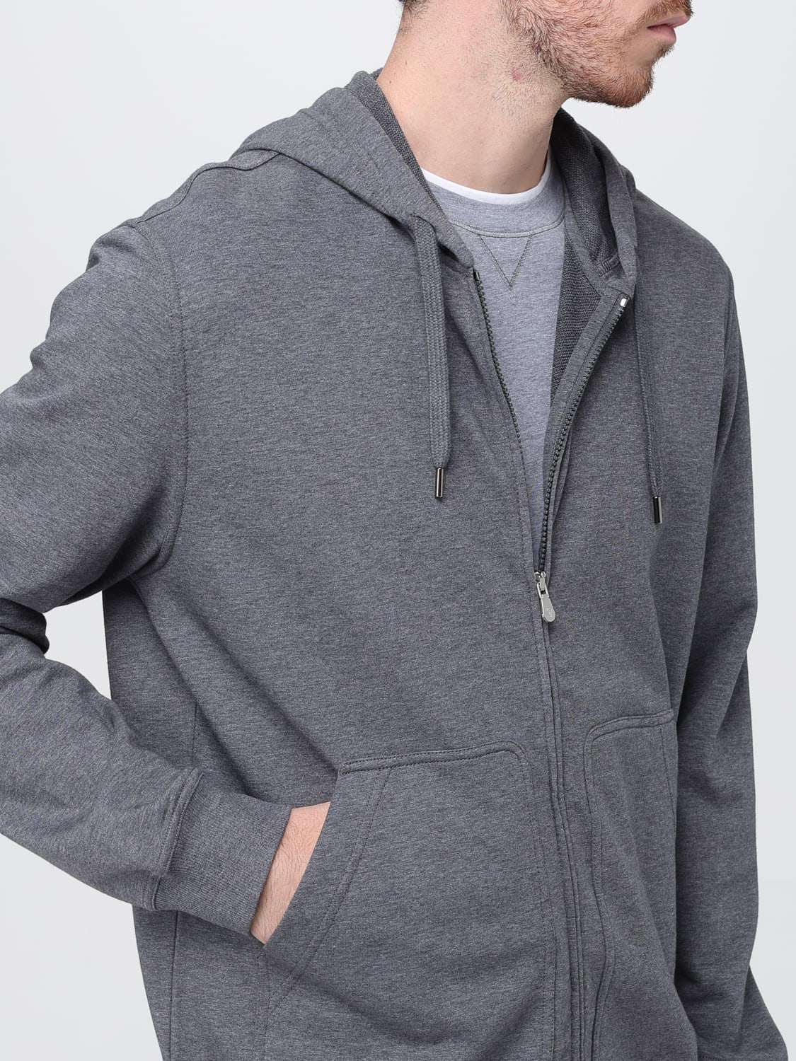 BRUNELLO CUCINELLI SWEATSHIRT: Sweatshirt men Brunello Cucinelli, Charcoal - Img 5