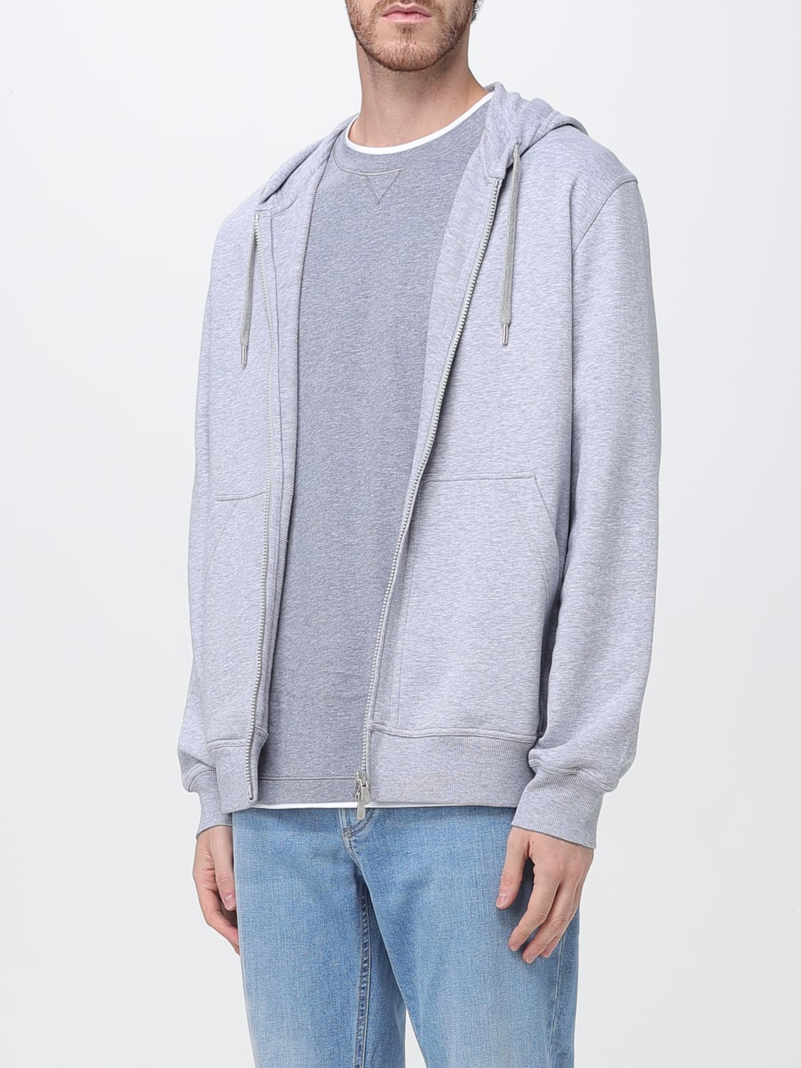 BRUNELLO CUCINELLI SWEATSHIRT: Sweatshirt men Brunello Cucinelli, Grey 1 - Img 4