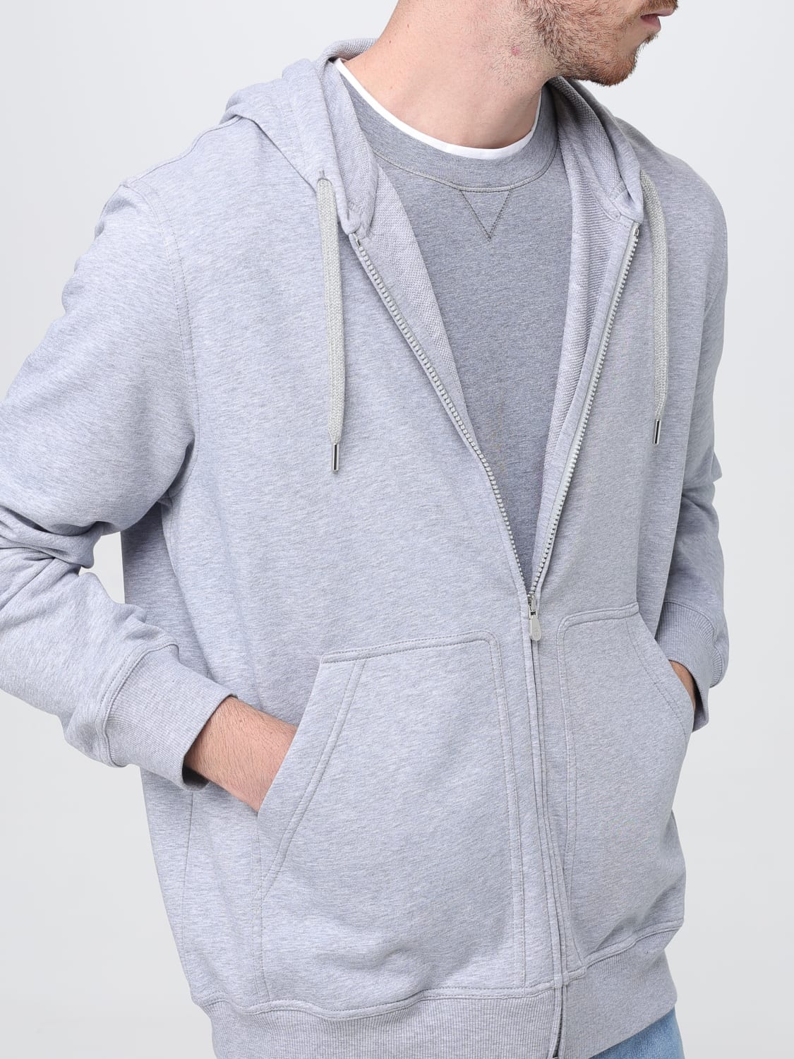BRUNELLO CUCINELLI SWEATSHIRT: Sweatshirt men Brunello Cucinelli, Grey 1 - Img 5