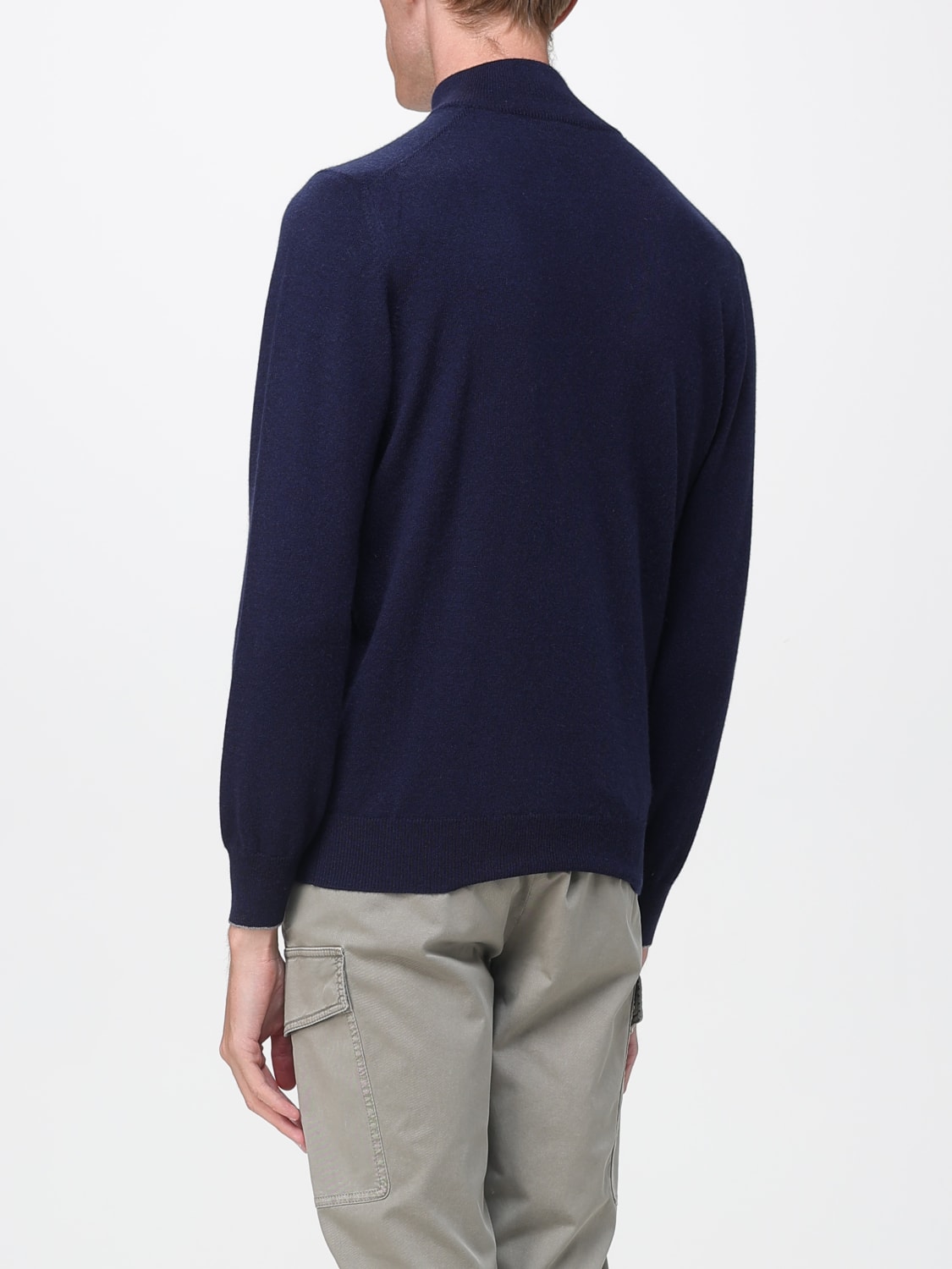 BRUNELLO CUCINELLI SWEATER: Sweater men Brunello Cucinelli, Blue - Img 3