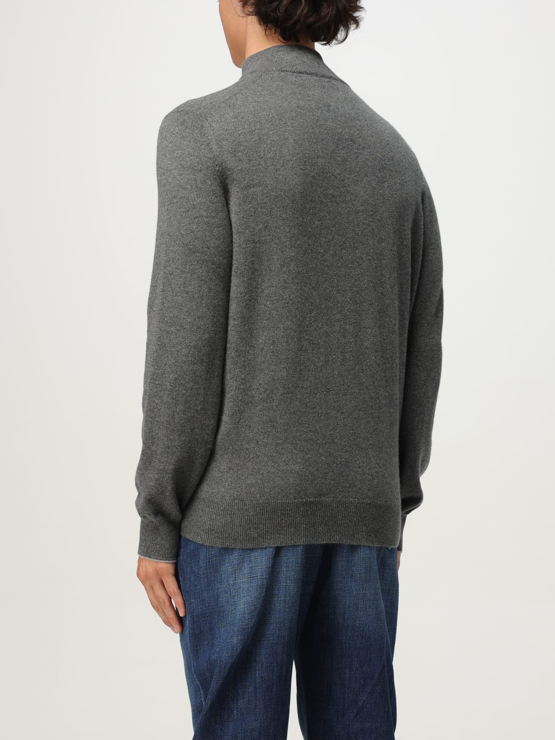 BRUNELLO CUCINELLI SWEATER: Sweater men Brunello Cucinelli, Mouse Grey - Img 3