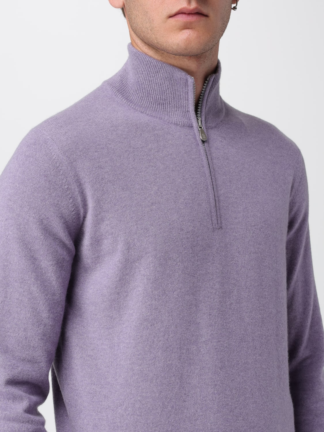 BRUNELLO CUCINELLI SWEATER: Sweater men Brunello Cucinelli, Wisteria - Img 5