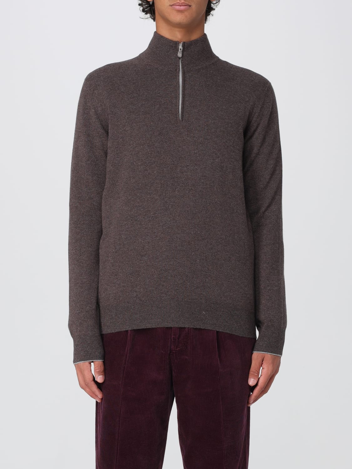 BRUNELLO CUCINELLI SWEATER: Sweater men Brunello Cucinelli, Dark - Img 1
