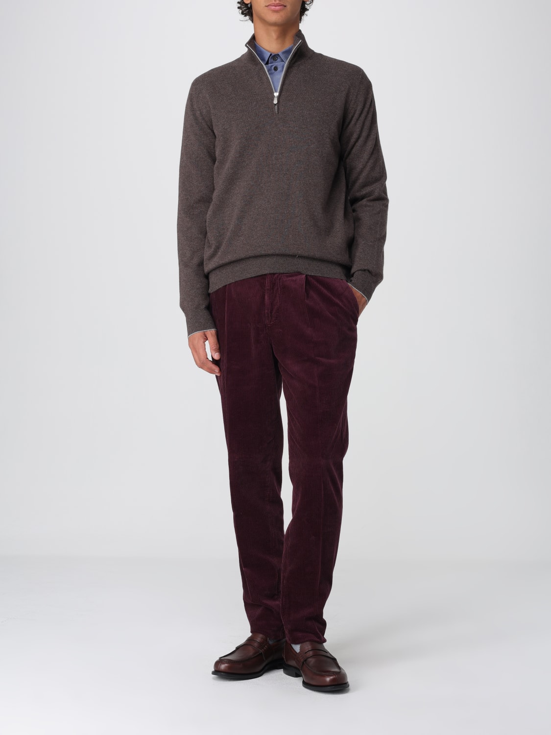 BRUNELLO CUCINELLI SWEATER: Sweater men Brunello Cucinelli, Dark - Img 2