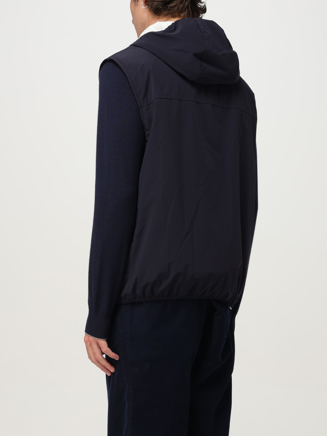 BRUNELLO CUCINELLI SUIT VEST: Jacket men Brunello Cucinelli, Blue - Img 3