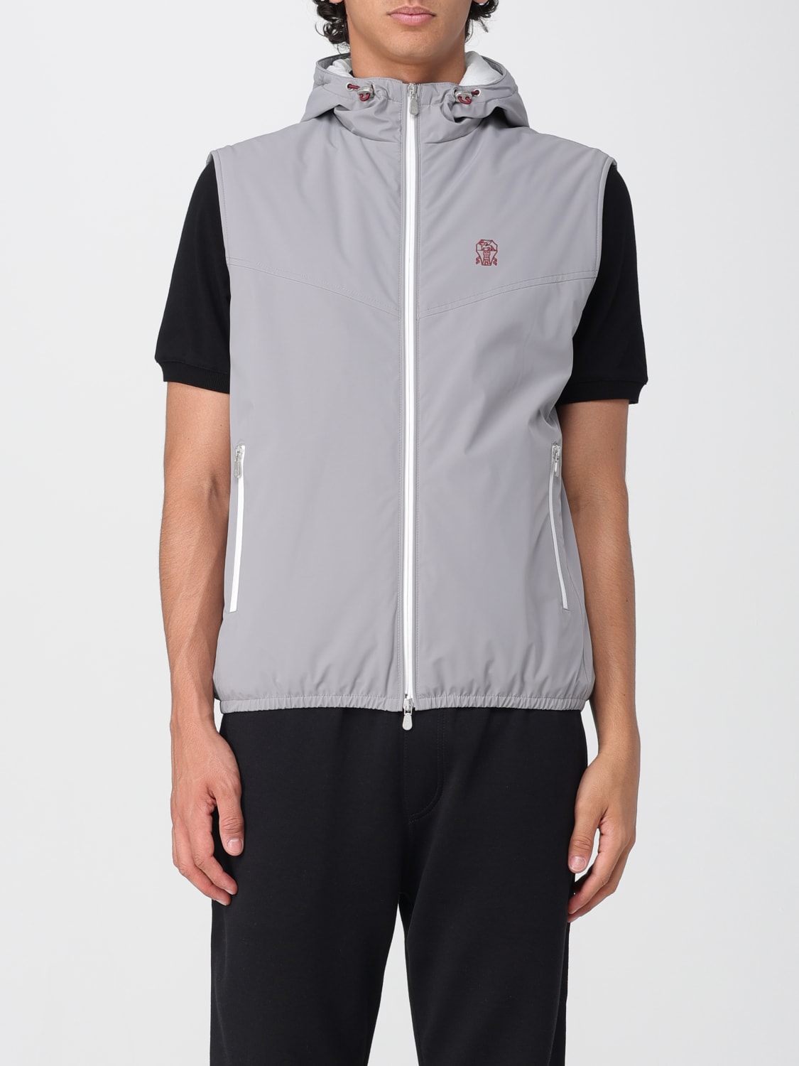 BRUNELLO CUCINELLI SUIT VEST: Jacket men Brunello Cucinelli, Grey - Img 1